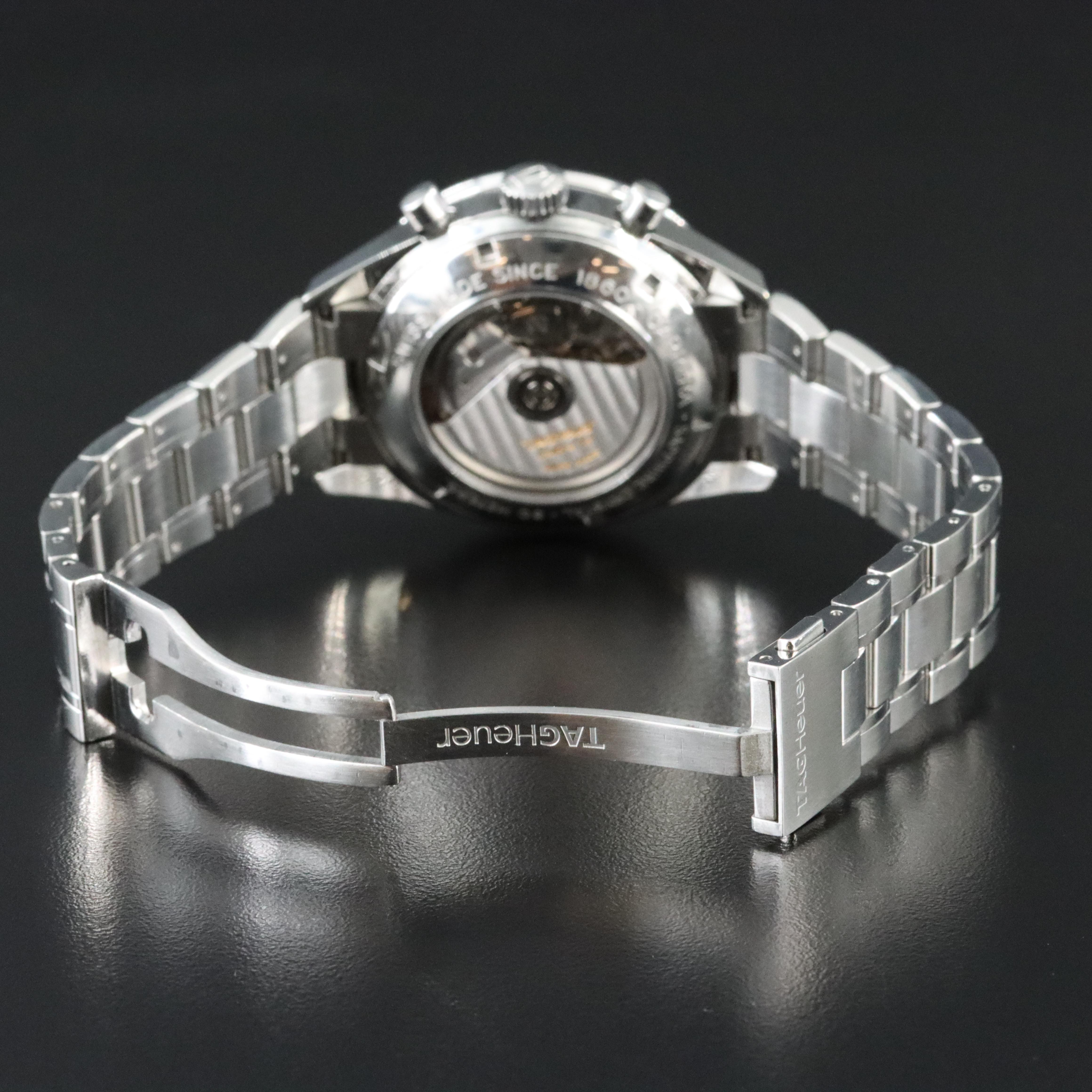 Tag Heuer Carrera Chrono Cal. 16 Black Steel Automatic