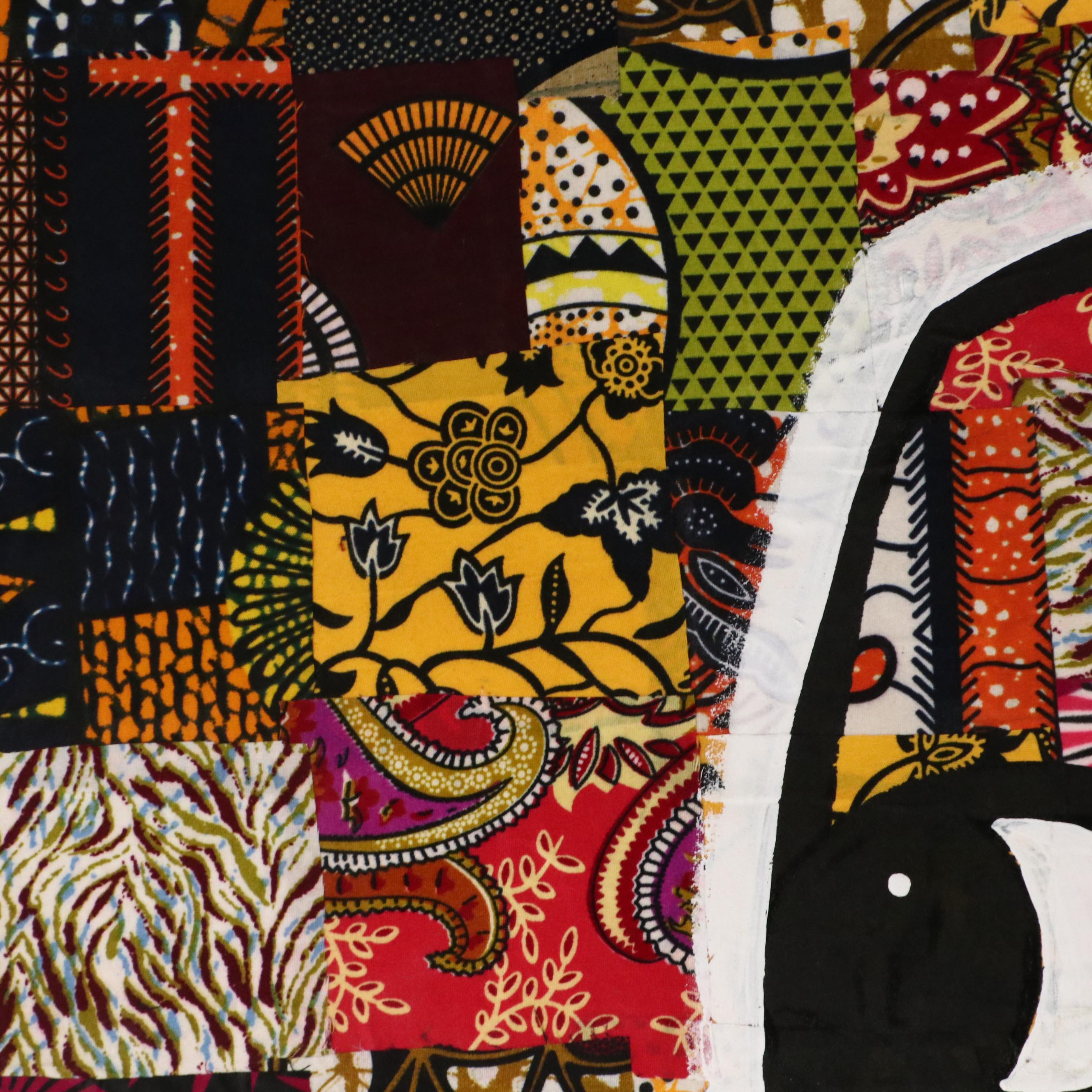 Abiola Idowu Modern Mixed Media Painting "Hope," 2024