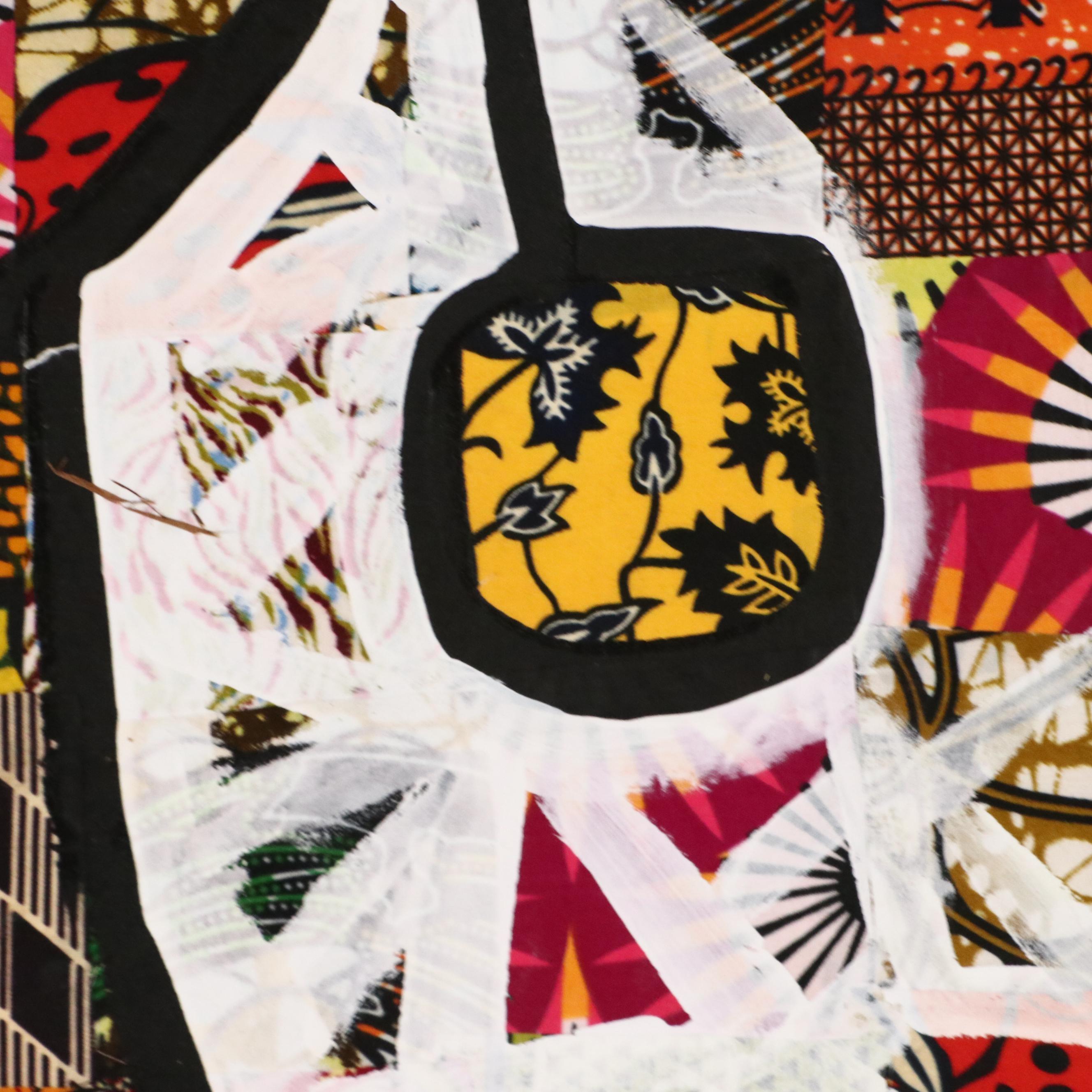 Abiola Idowu Modern Mixed Media Painting "Hope," 2024