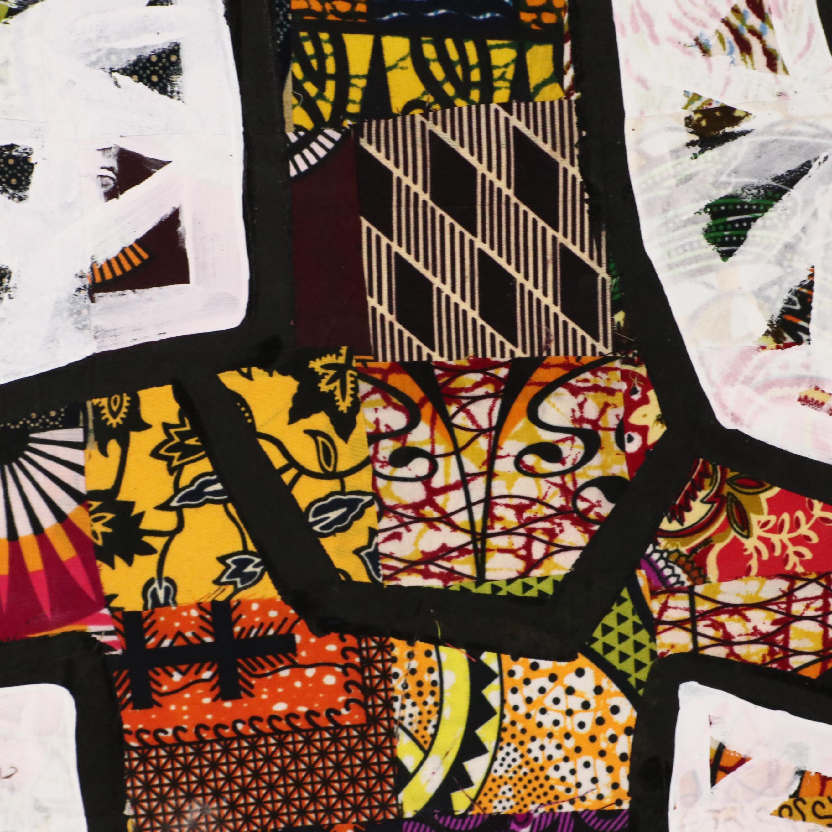 Abiola Idowu Modern Mixed Media Painting "Hope," 2024