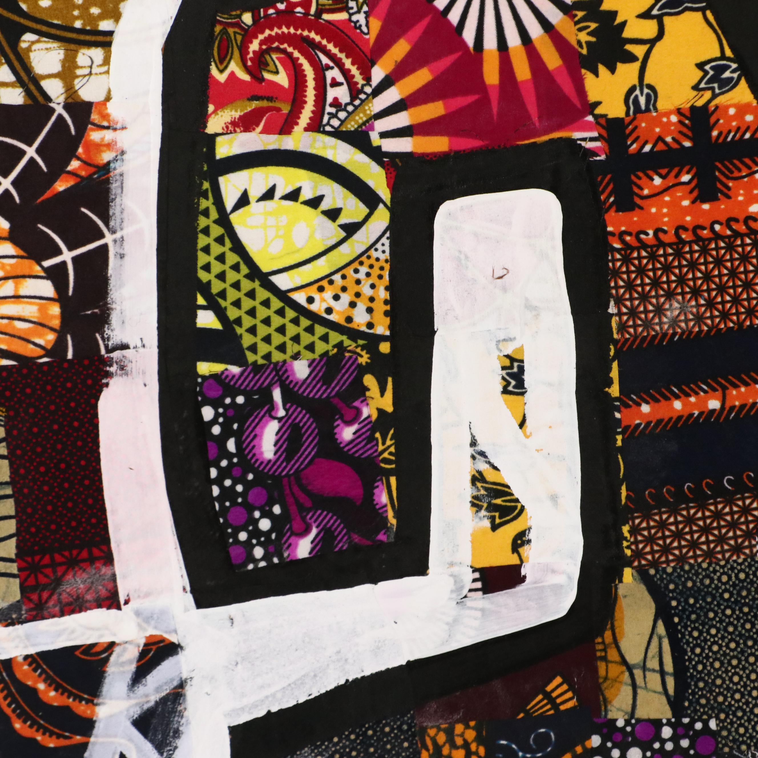 Abiola Idowu Modern Mixed Media Painting "Hope," 2024