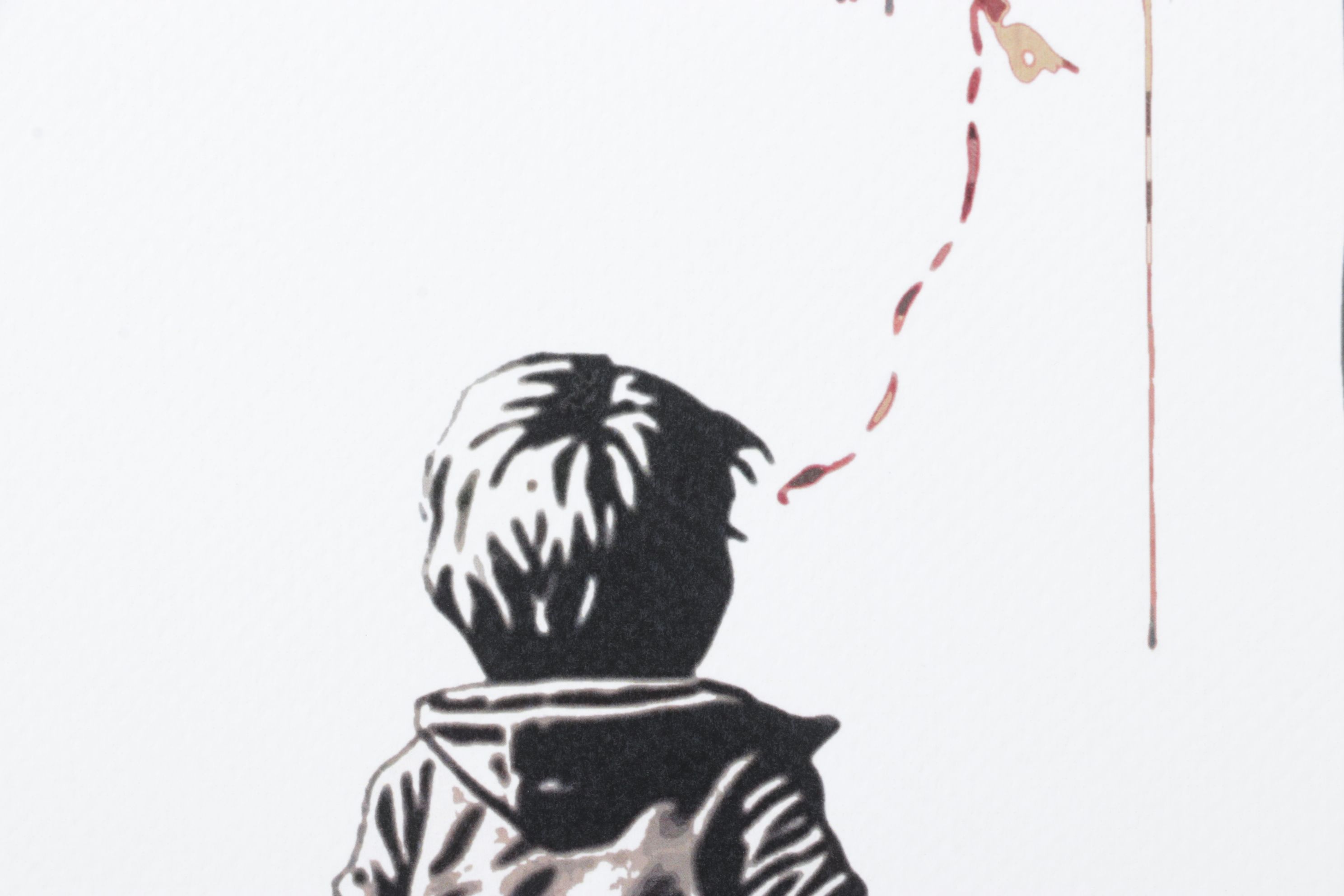 Death NYC Pop Art Digital Graphic Print Homage Burberry x Boy with Balloon, 2025