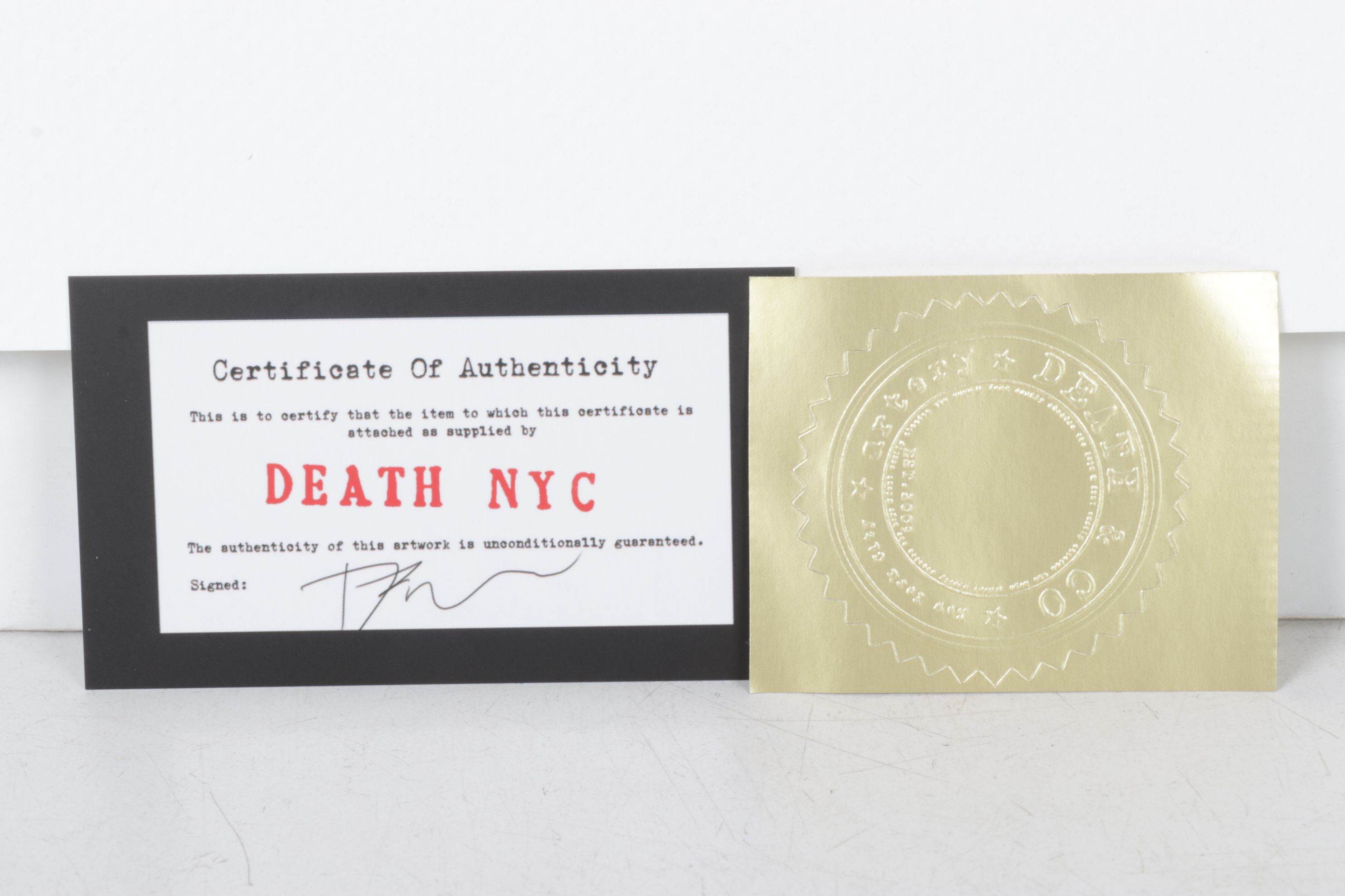 Death NYC Pop Art Digital Graphic Print Homage Burberry x Boy with Balloon, 2025