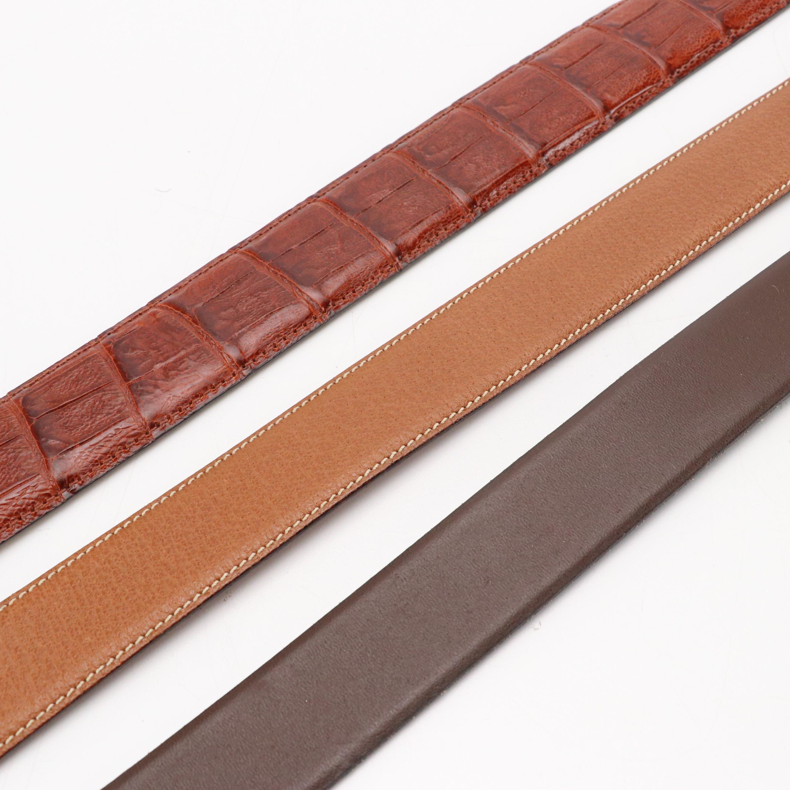 Gucci, Tiffany & Co., Louis Féraud, and More Vintage Leather Belts