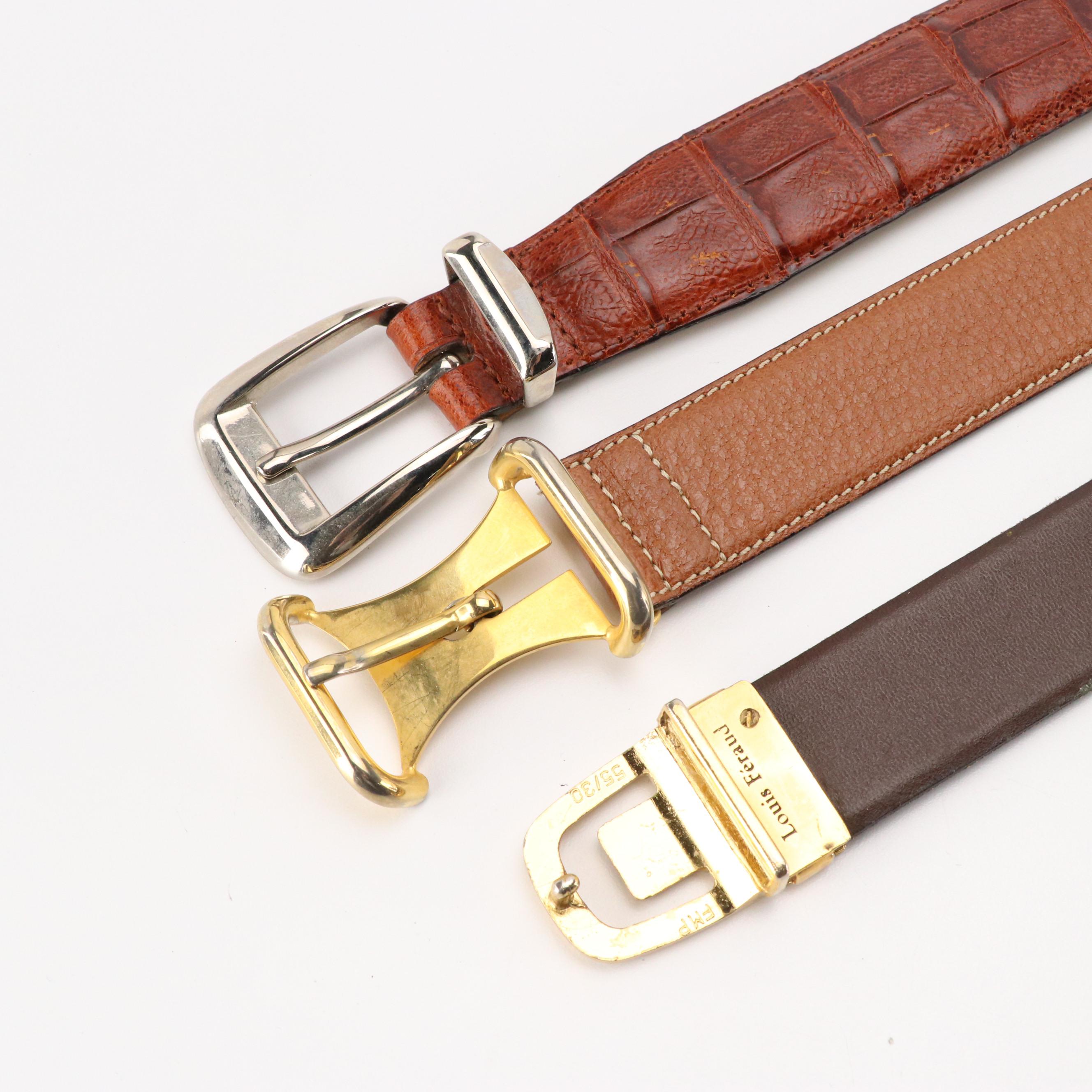 Gucci, Tiffany & Co., Louis Féraud, and More Vintage Leather Belts