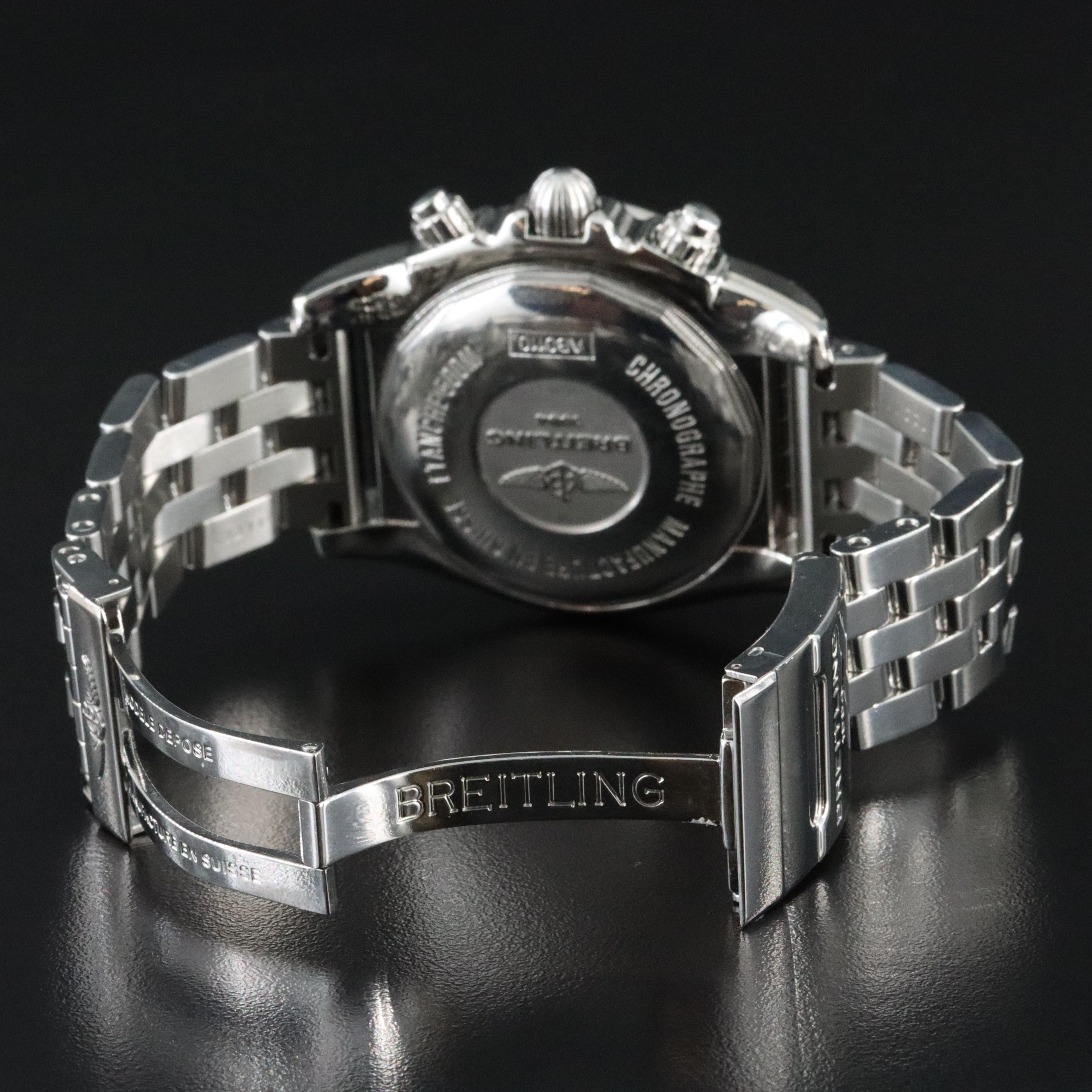 Breitling Chronomat 44 B01 Chrono White Steel Automatic Watch