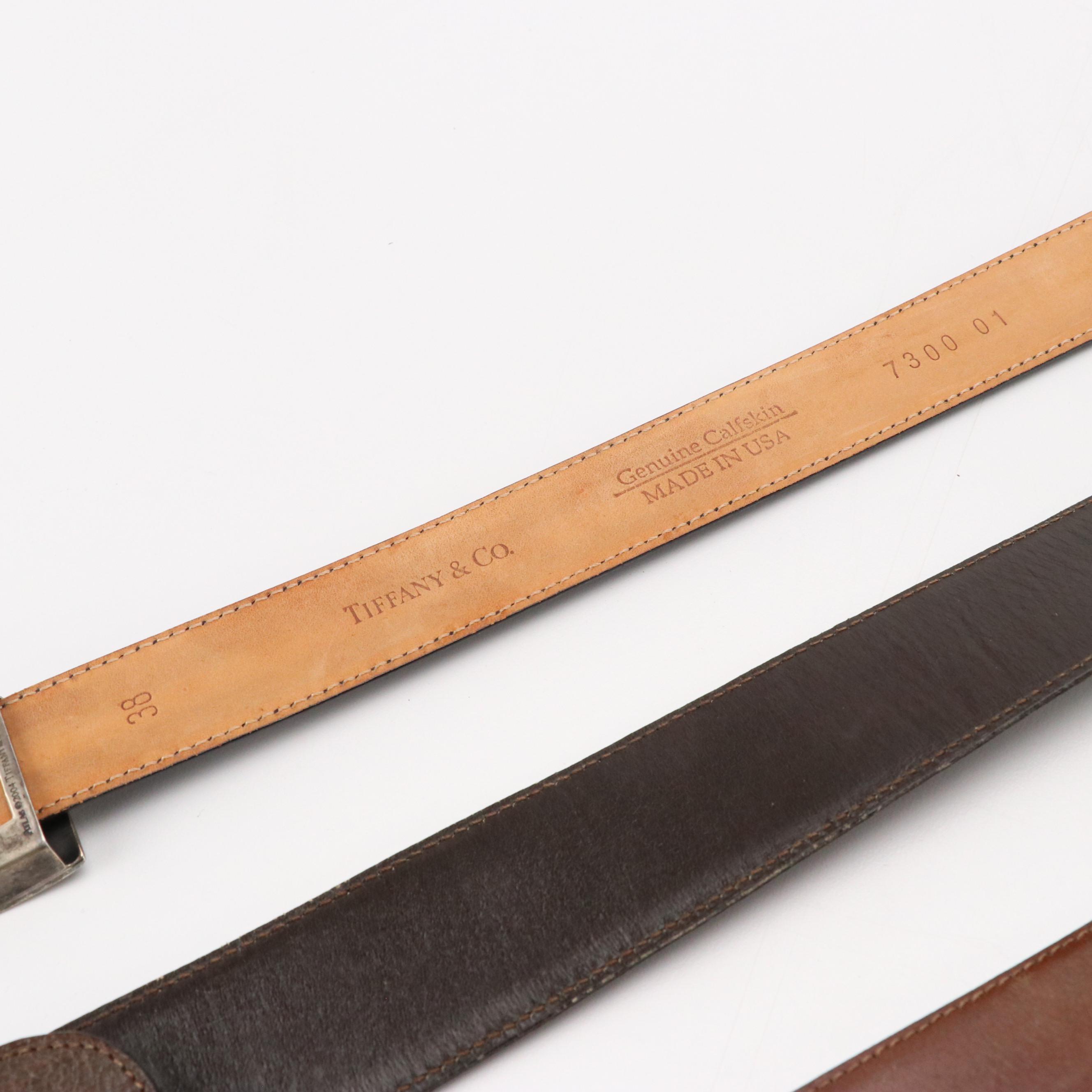 Gucci, Tiffany & Co., Louis Féraud, and More Vintage Leather Belts