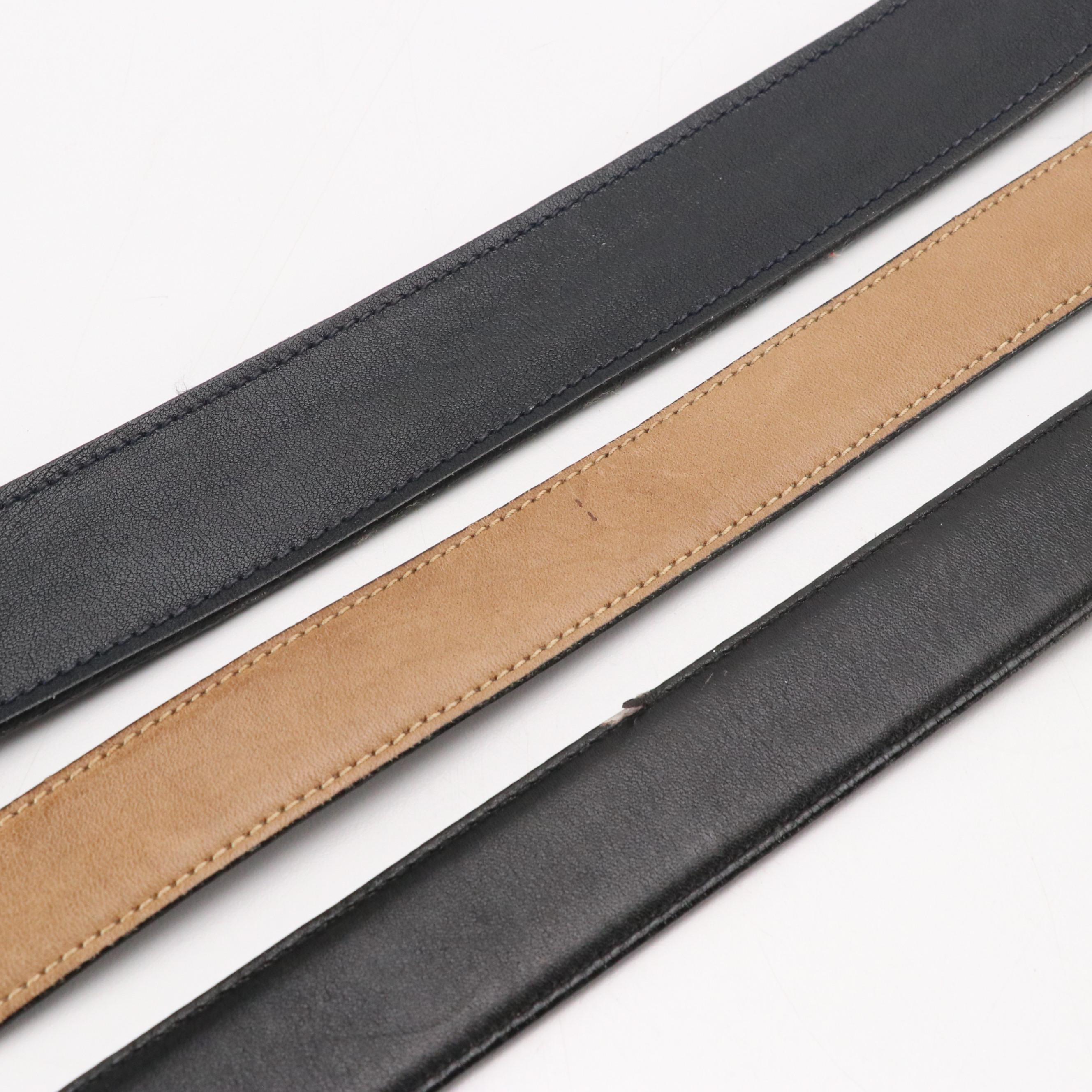 Gucci, Tiffany & Co., Louis Féraud, and More Vintage Leather Belts