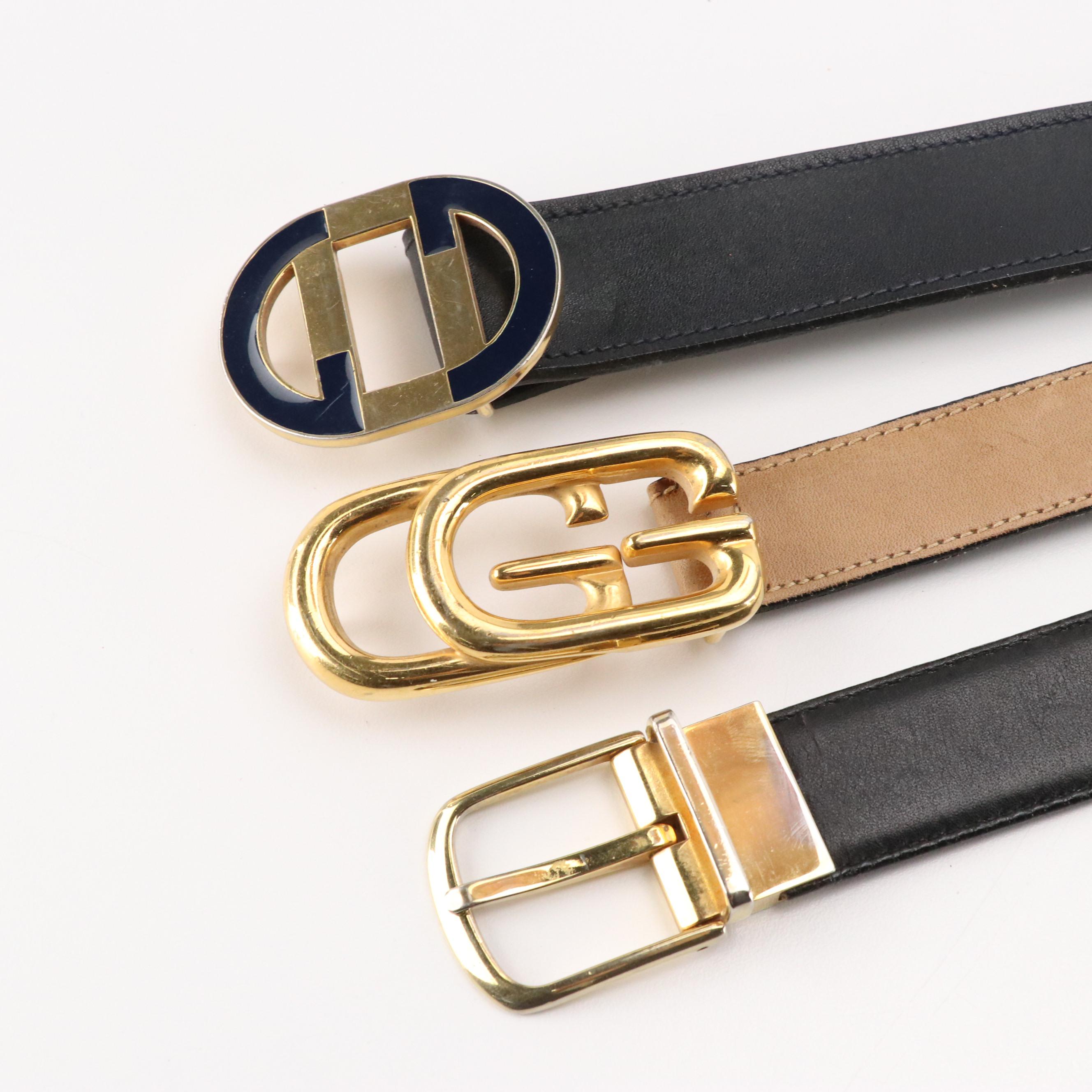 Gucci, Tiffany & Co., Louis Féraud, and More Vintage Leather Belts