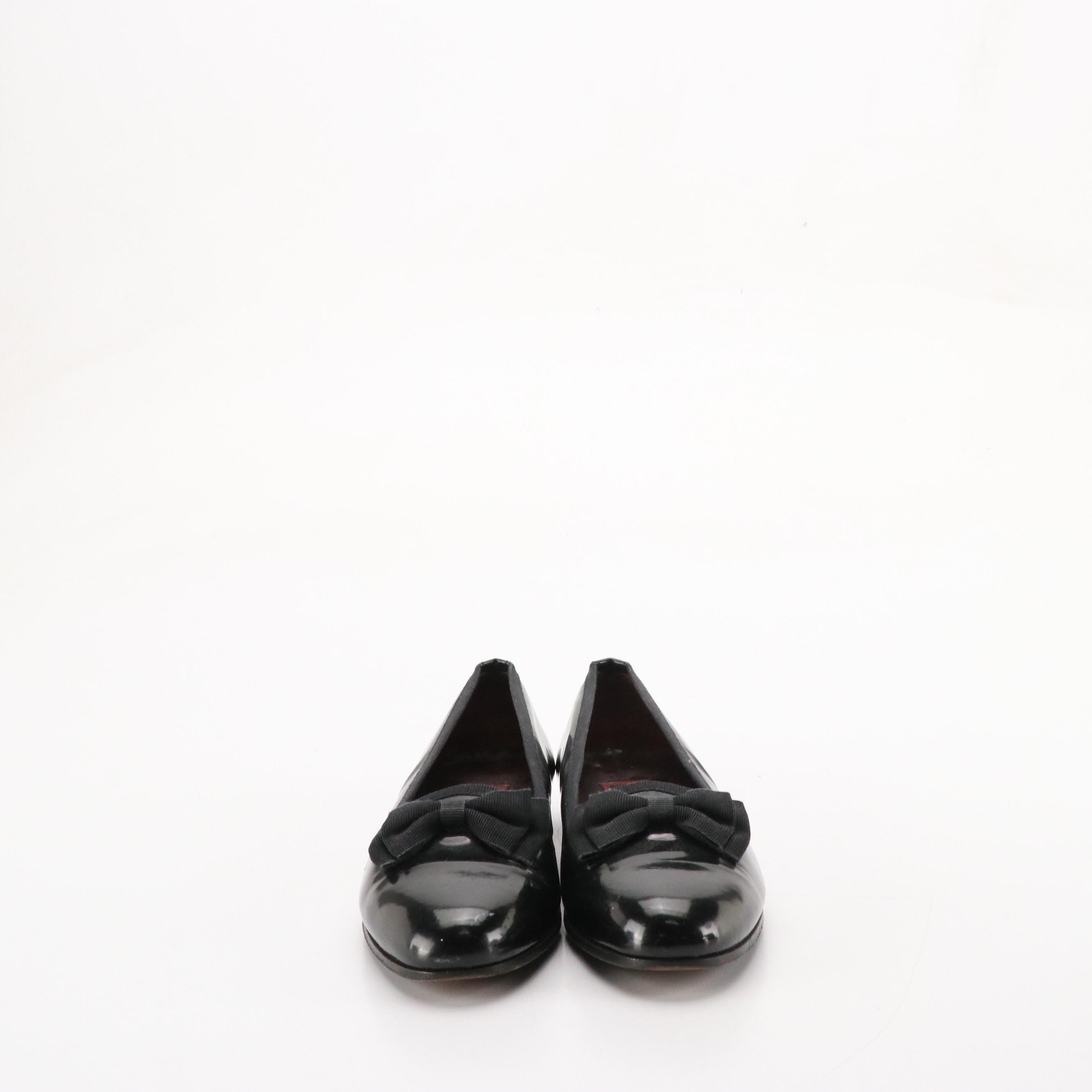 Cole Haan Formal Bow Embellished Dress Shoes in Black Patent Leather