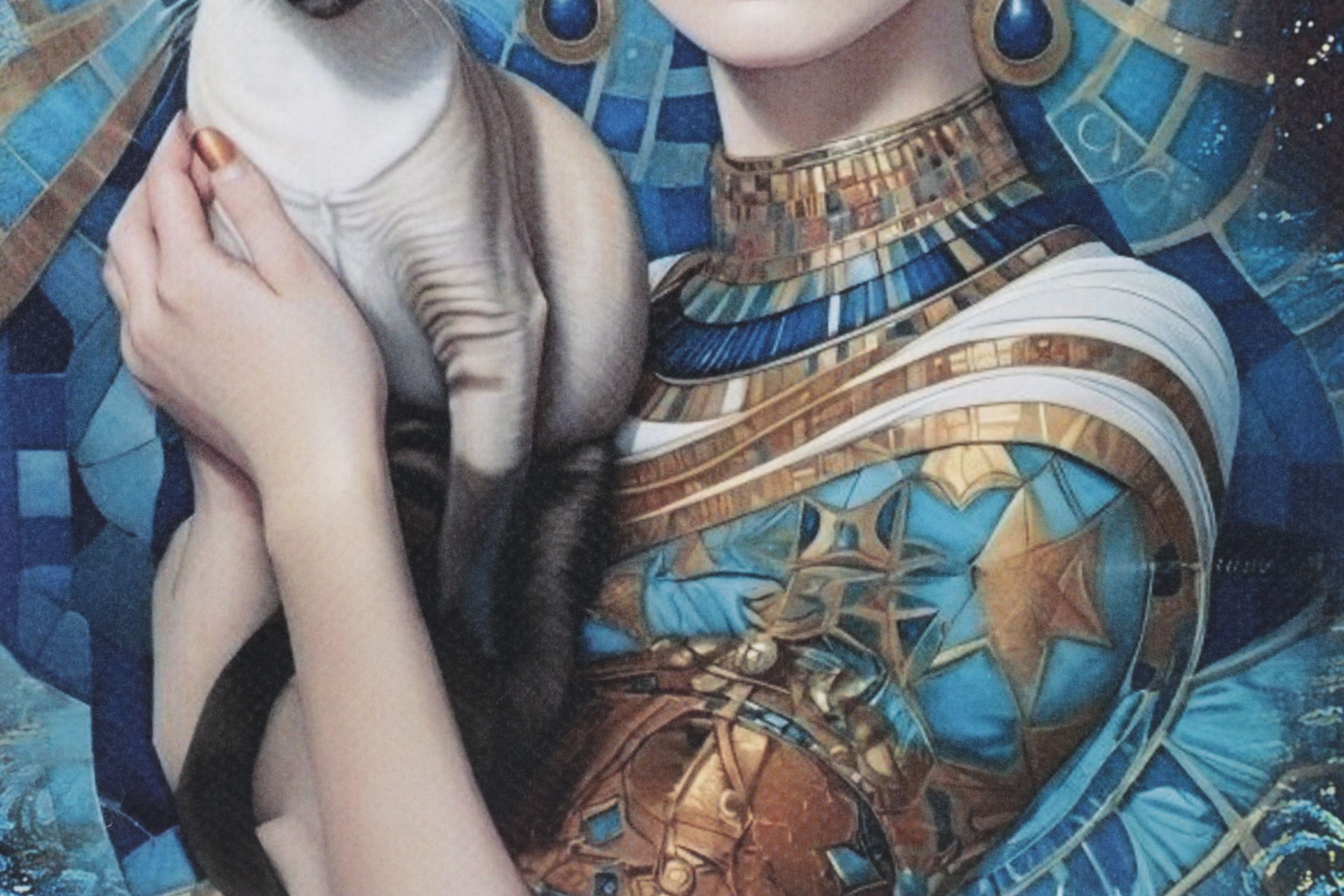 Death NYC Pop Art Digital Graphic Print Homage to Klimt x Van Gogh, 2025