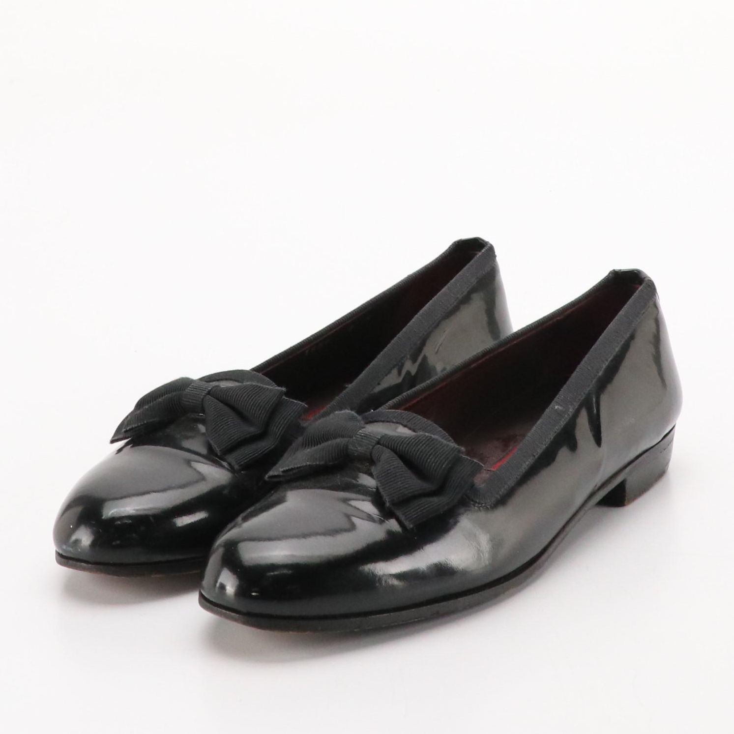 Cole Haan Formal Bow Embellished Dress Shoes in Black Patent Leather