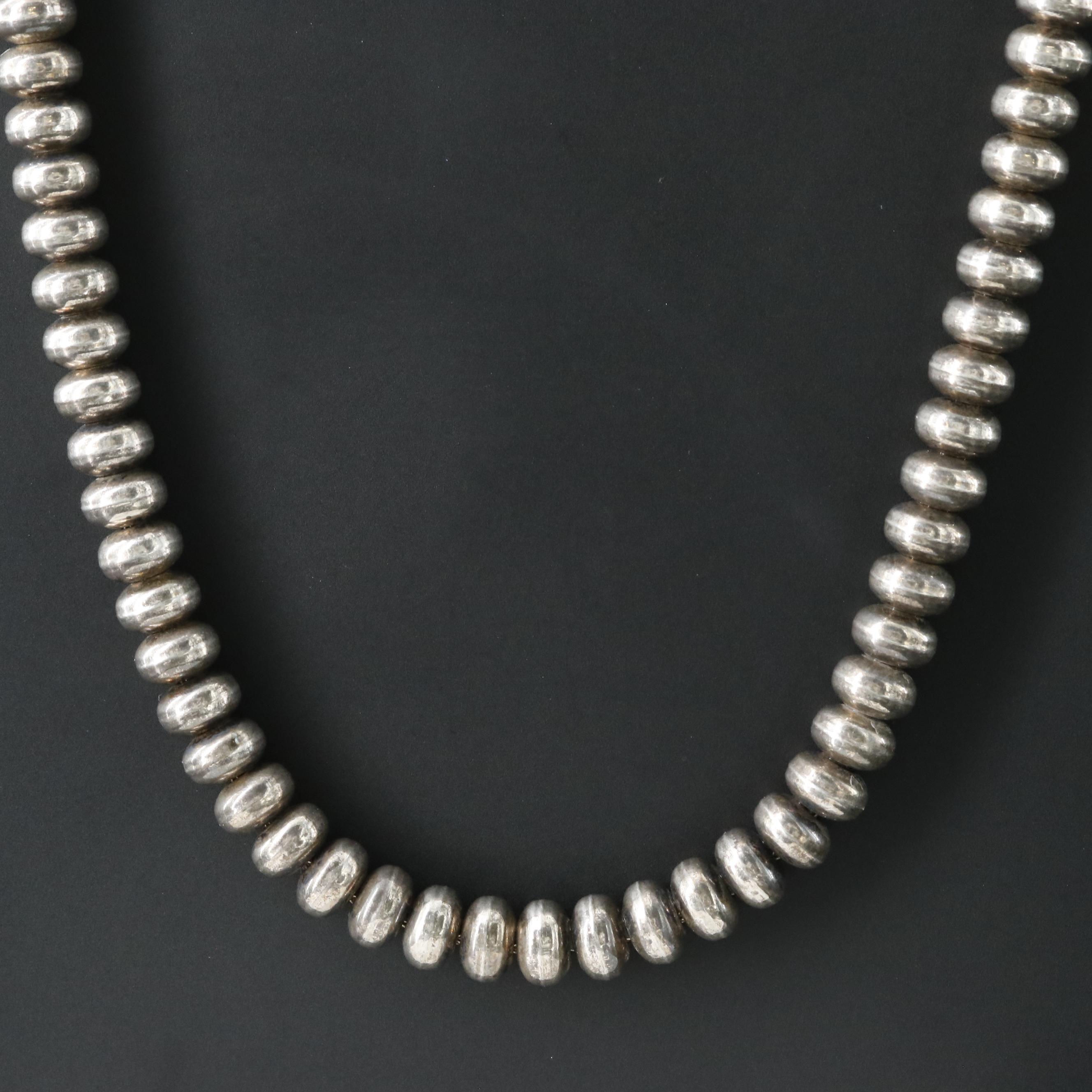 Sterling Bead Necklace