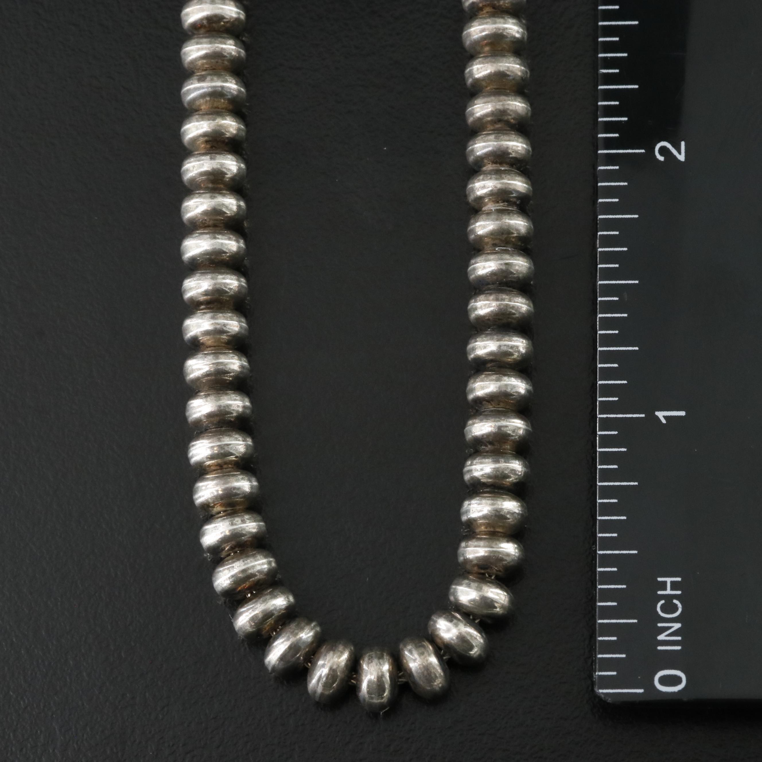 Sterling Bead Necklace