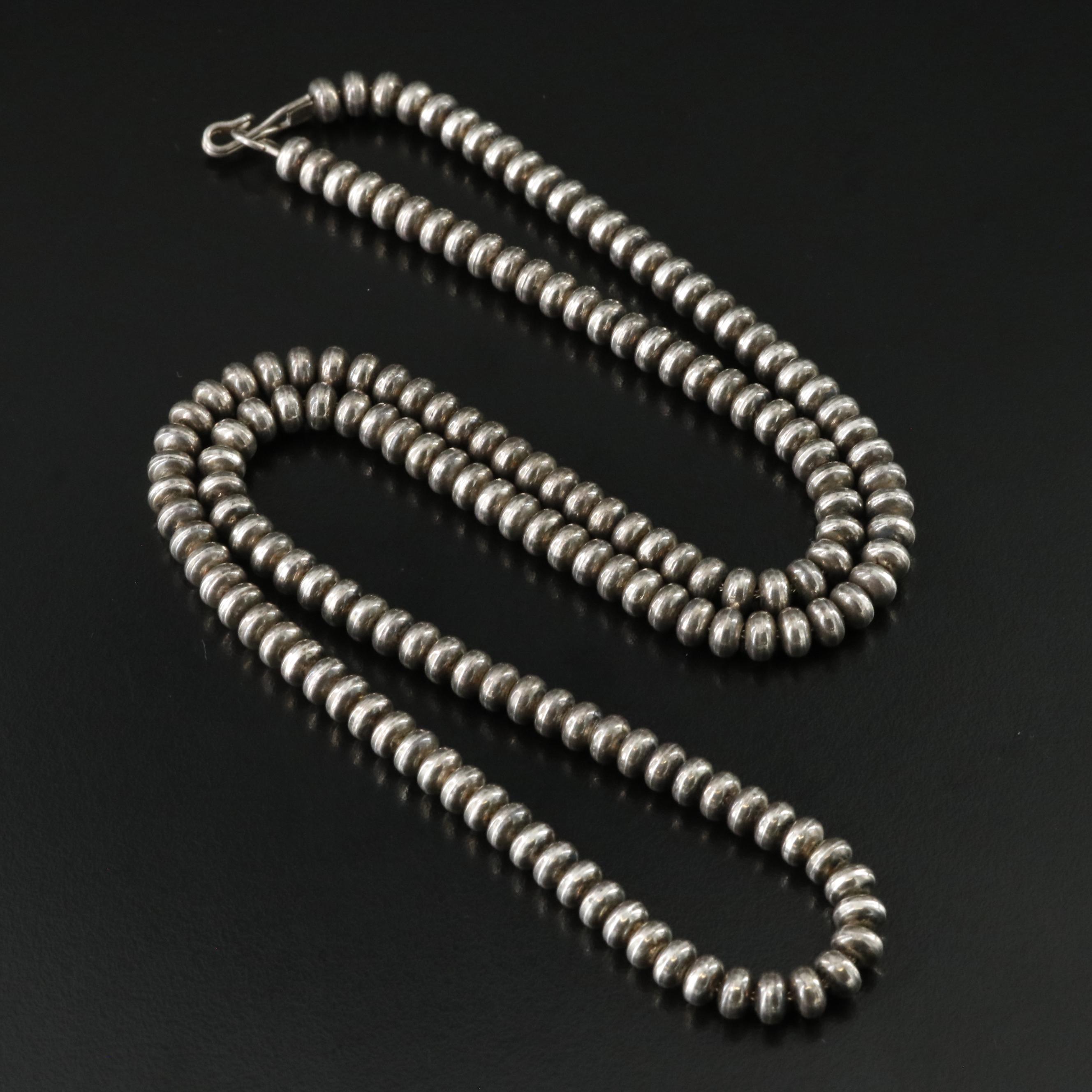 Sterling Bead Necklace