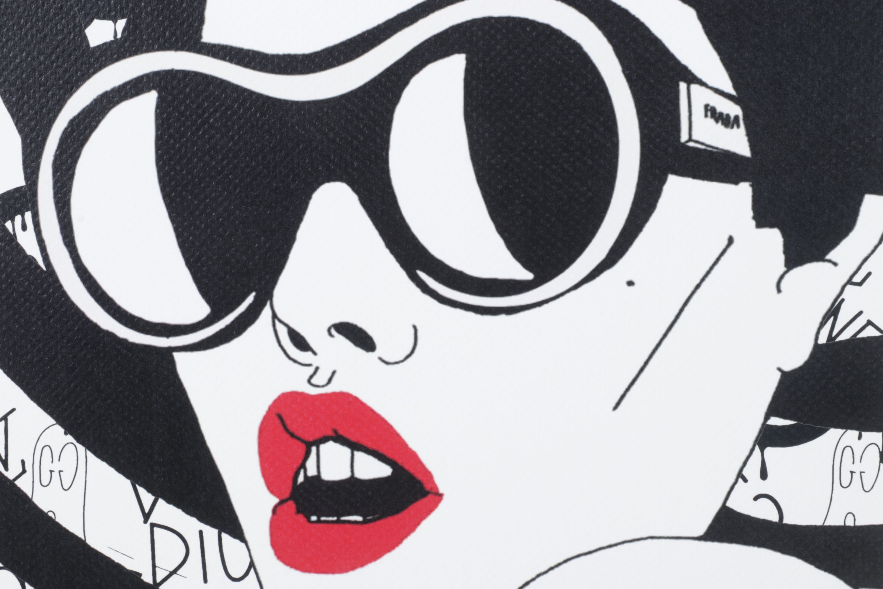 Death NYC Pop Art Digital Print Homage to Chanel x Dior x Prada, 2025