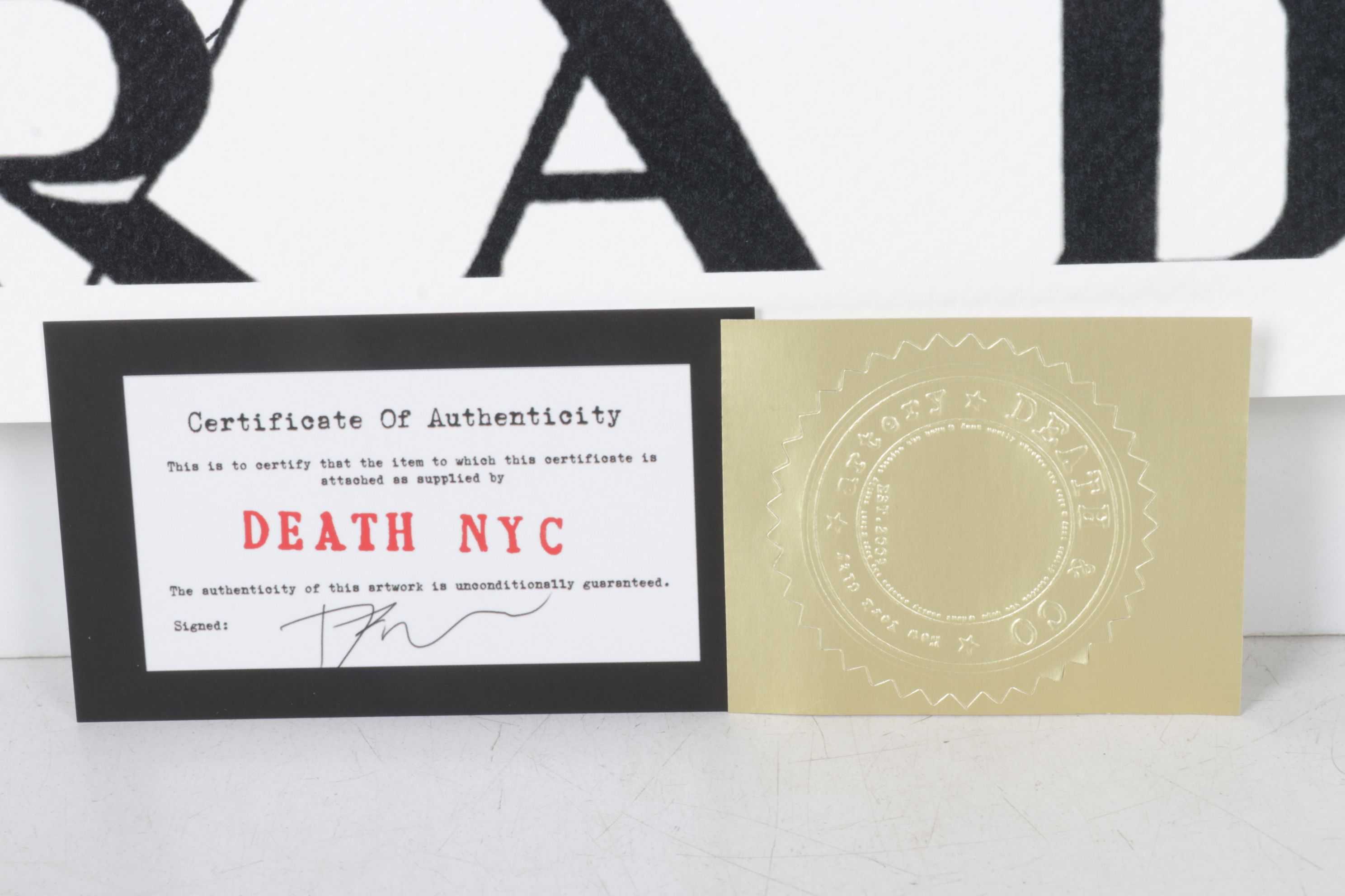 Death NYC Pop Art Digital Print Homage to Chanel x Dior x Prada, 2025