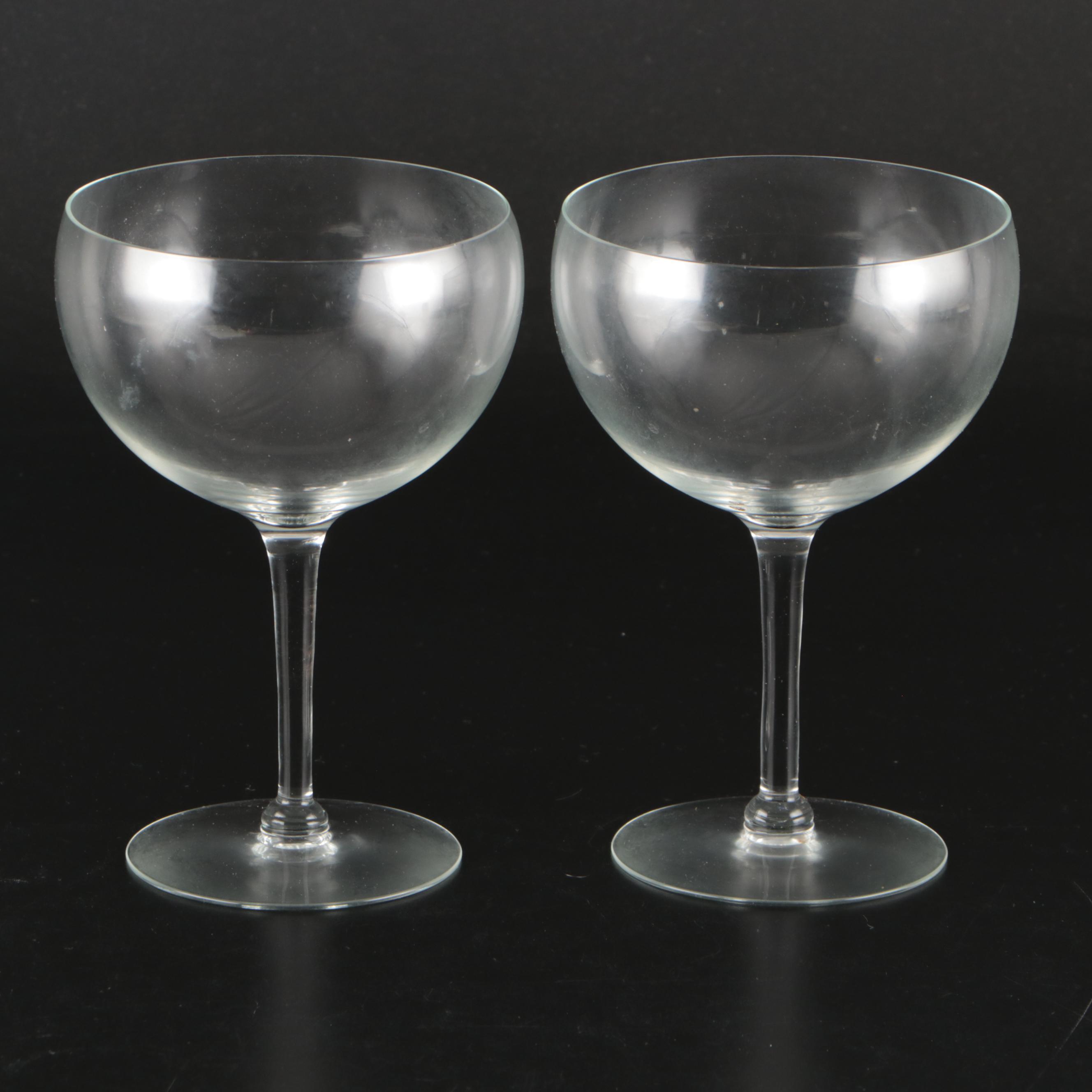 Crystal Beer Mugs and Large Glass Champagne Coupes