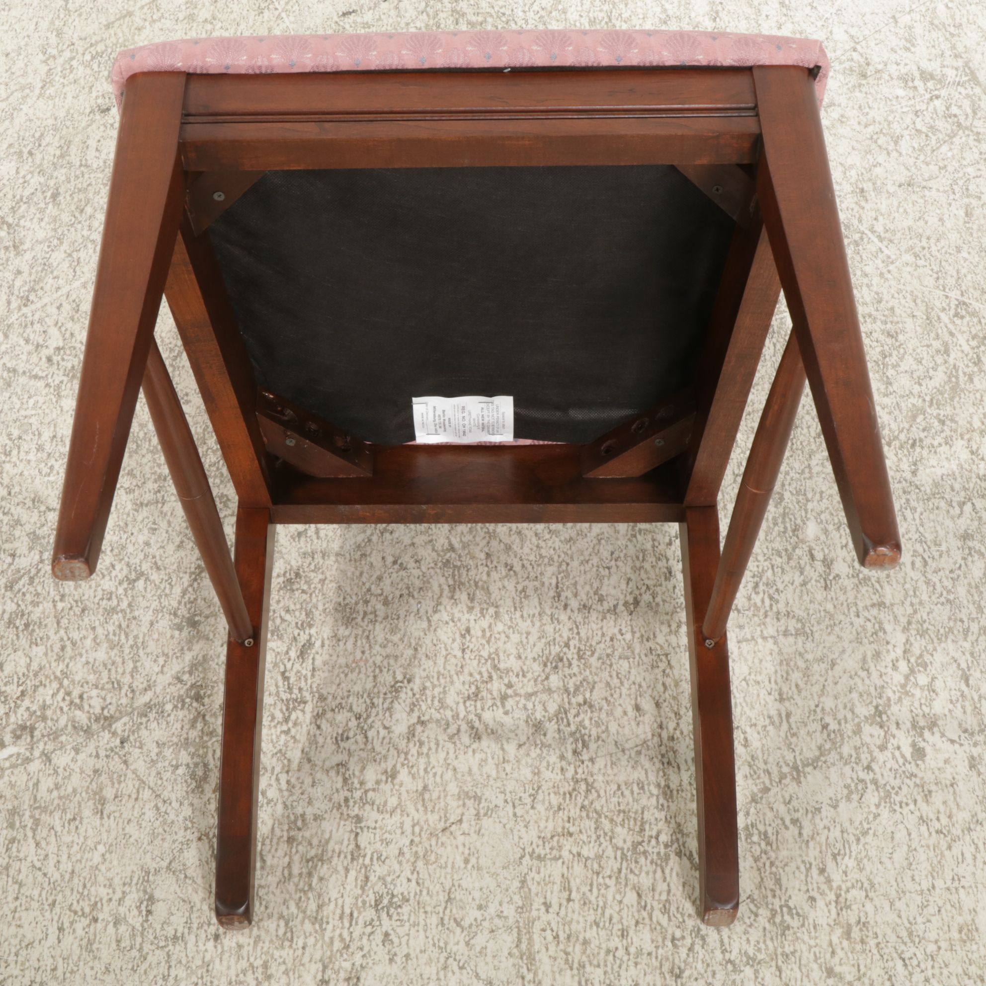 Empire Style Mahogany Center Table with Four Berlin Woodworking Cherry Chairs