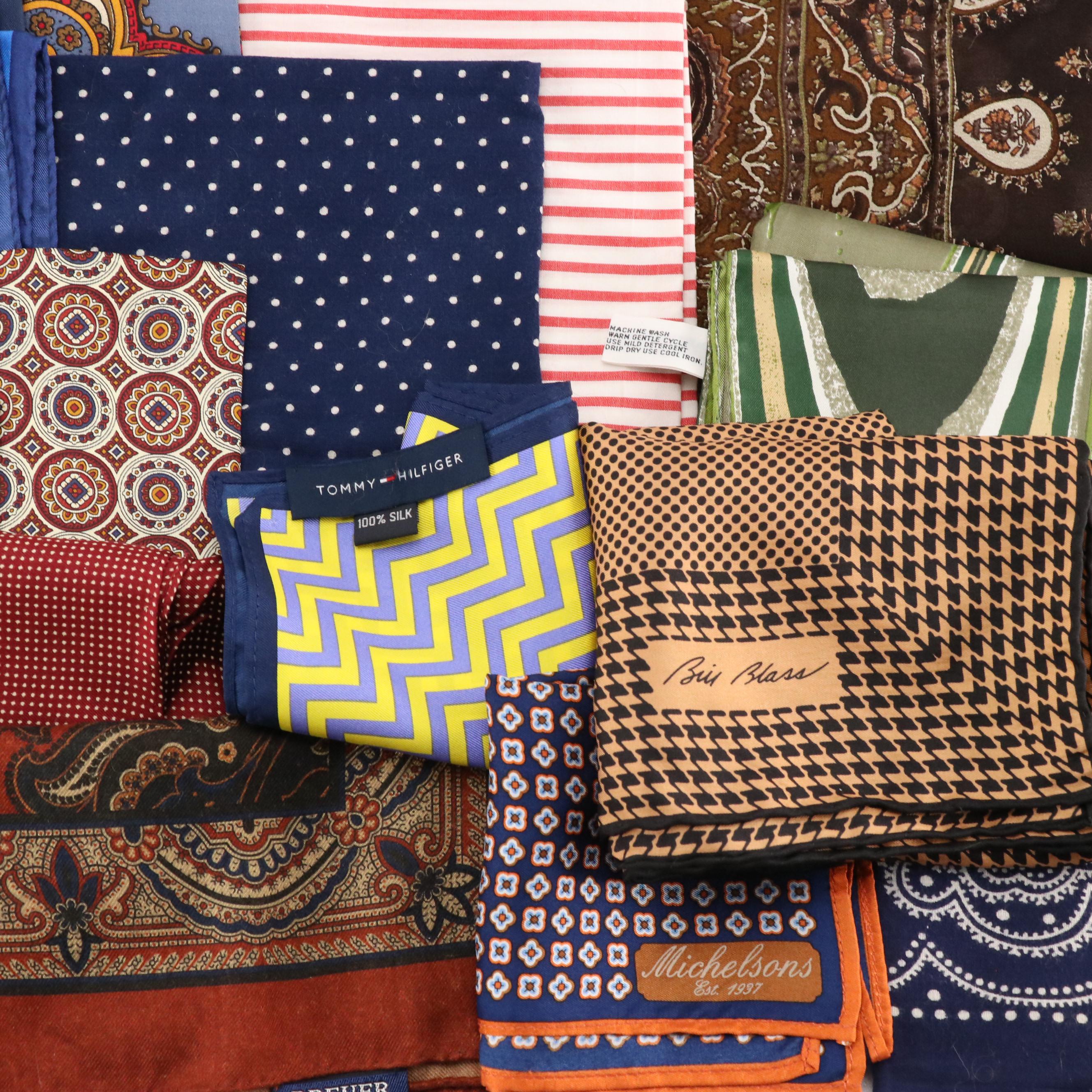 Polo Ralph Lauren, Tommy Hilfiger Silk w/ Other Fabric Scarves & Handkerchiefs