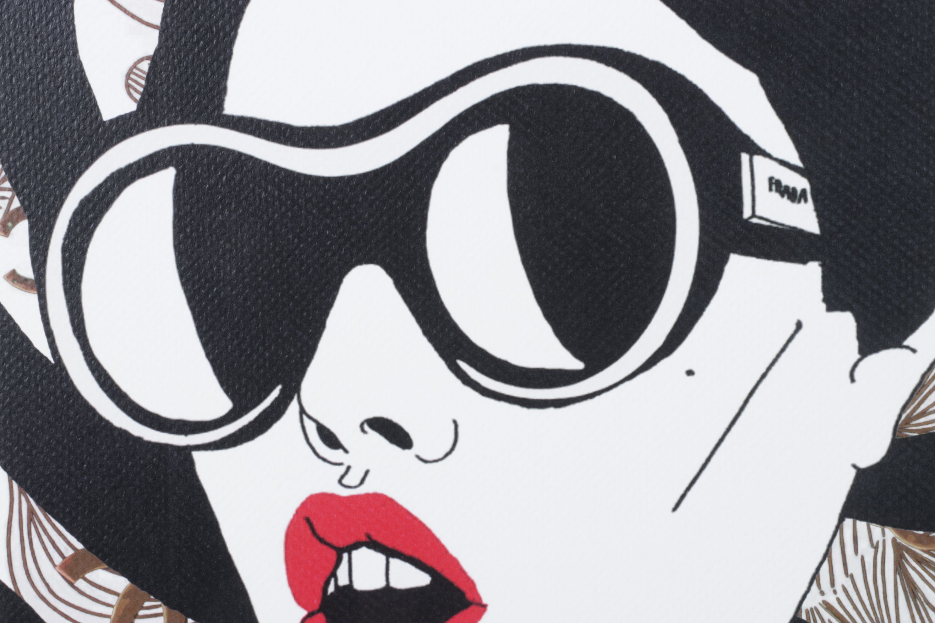 Death NYC Pop Art Digital Graphic Print Homage to Prada, 2025