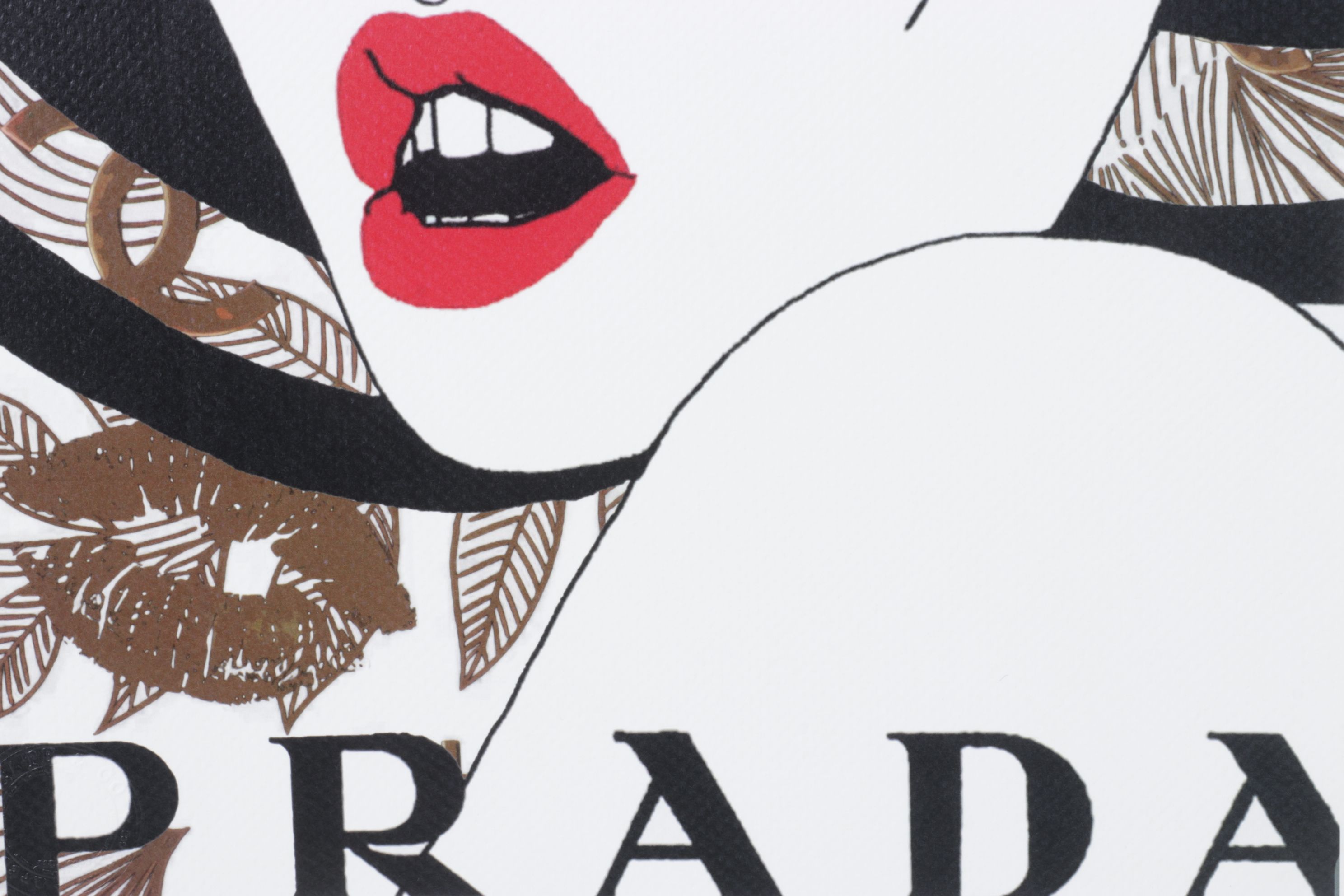 Death NYC Pop Art Digital Graphic Print Homage to Prada, 2025