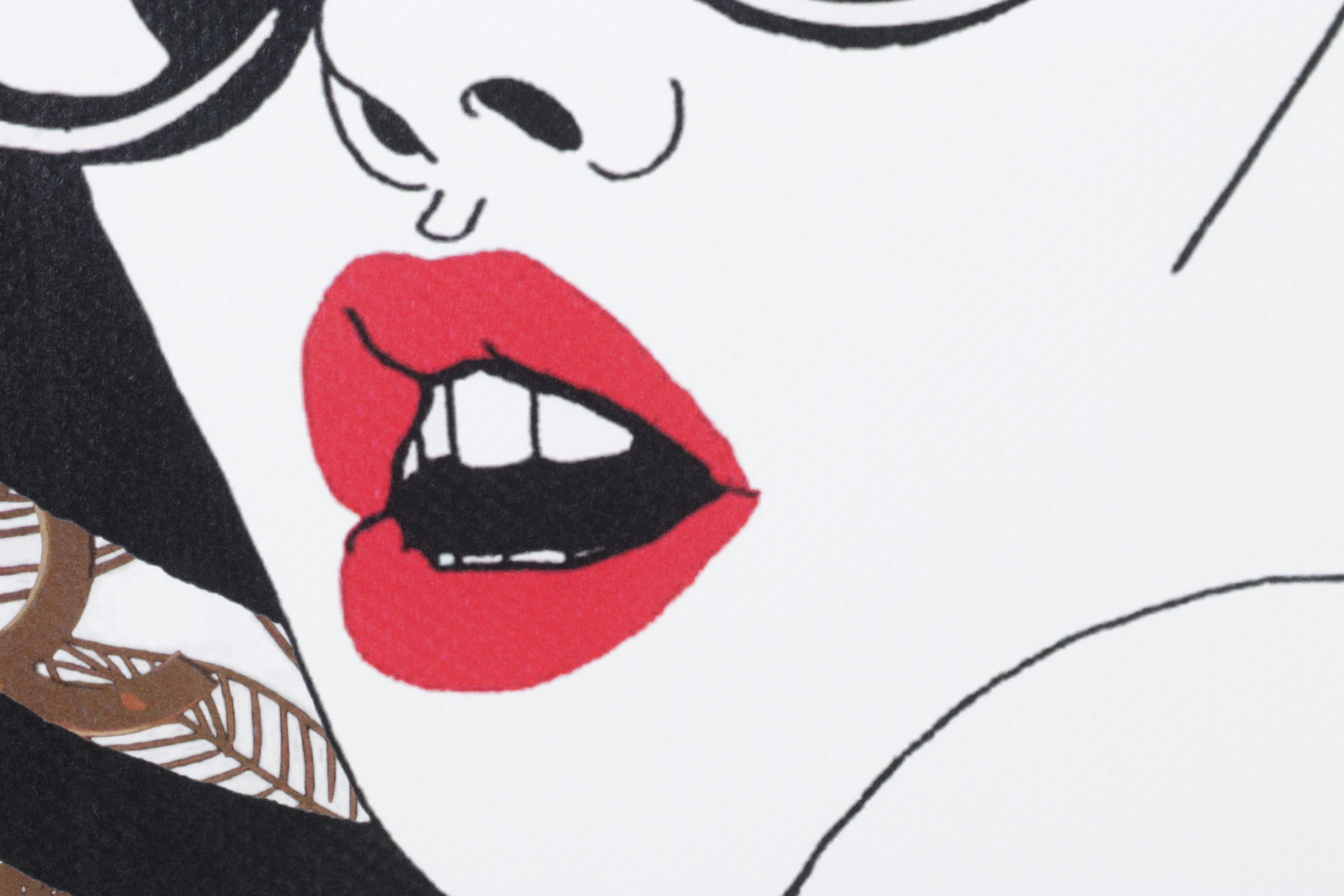 Death NYC Pop Art Digital Graphic Print Homage to Prada, 2025