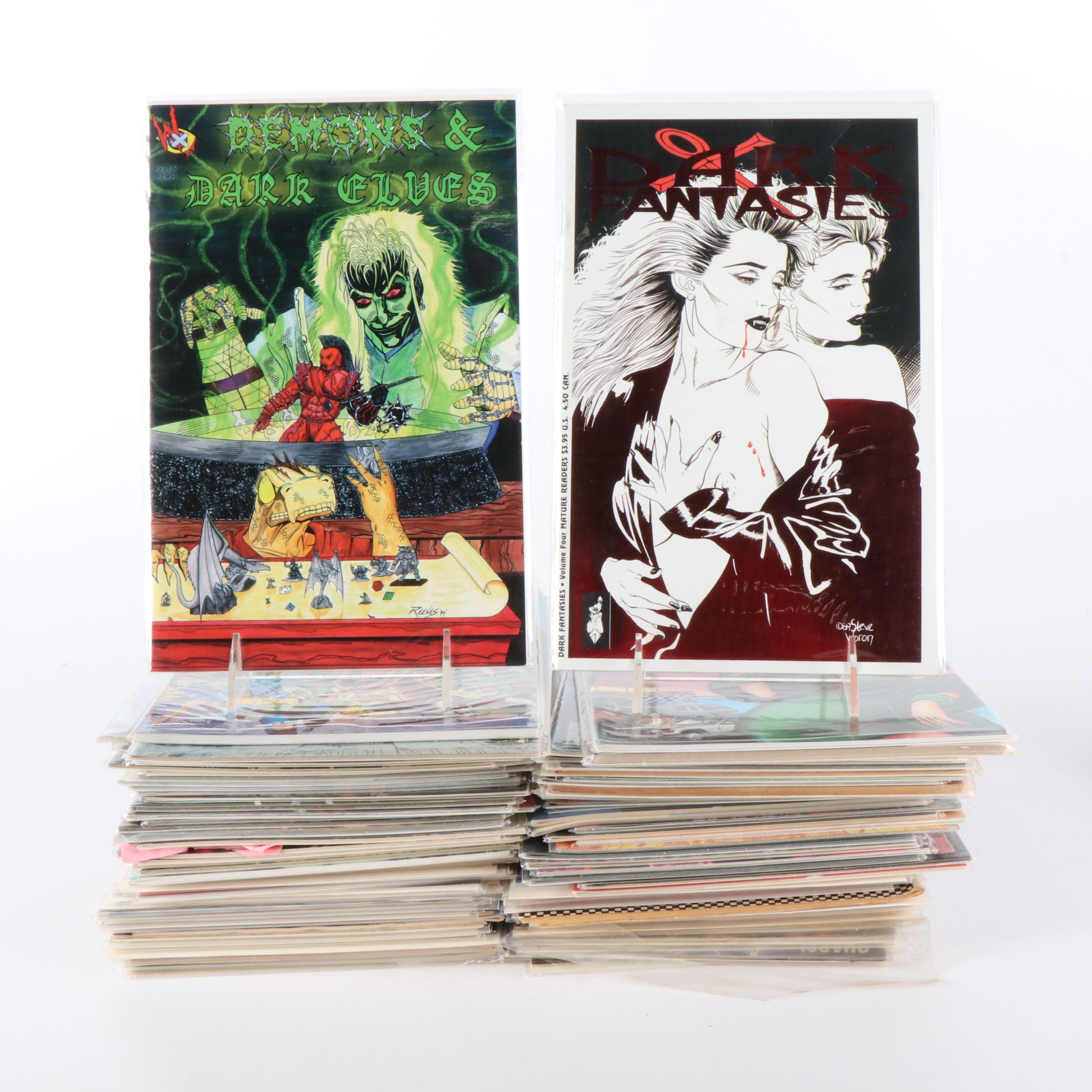 150+ Modern Age Comic Books Including "Ghost" and "Night Man"