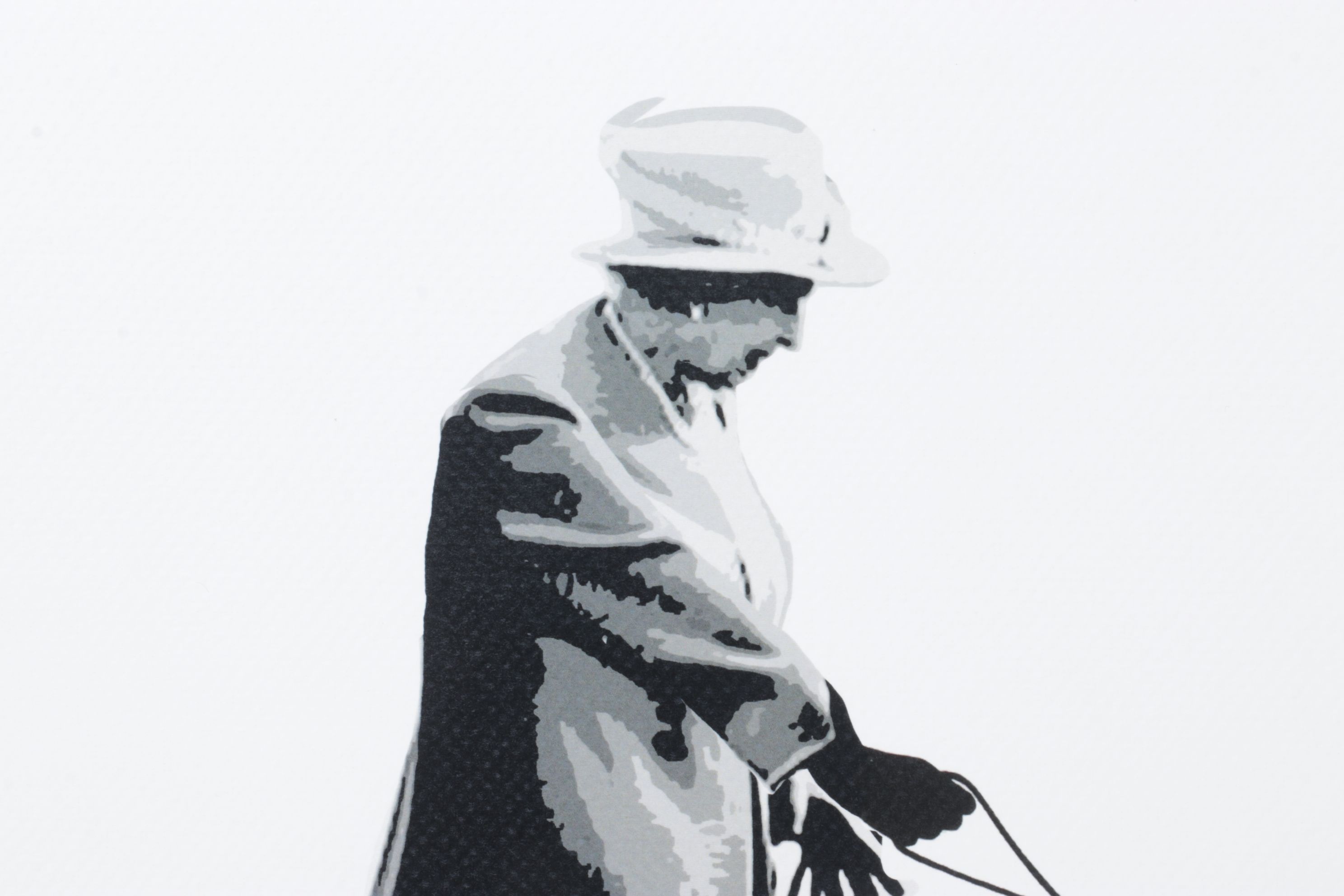 Death NYC Pop Art Digital Graphic Print Homage to Queen Elizabeth II, 2025