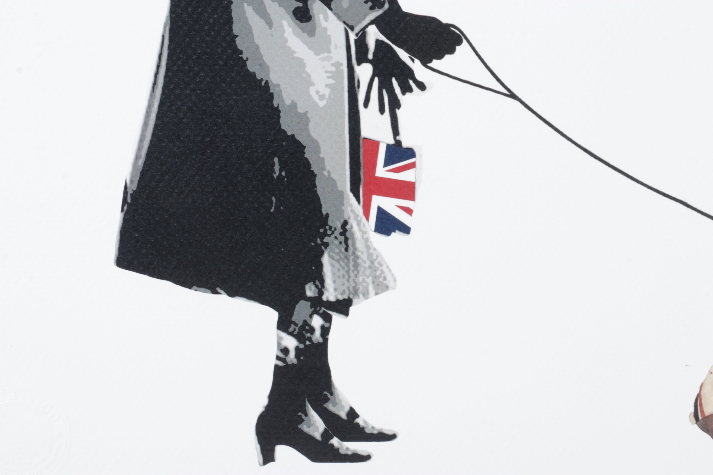 Death NYC Pop Art Digital Graphic Print Homage to Queen Elizabeth II, 2025