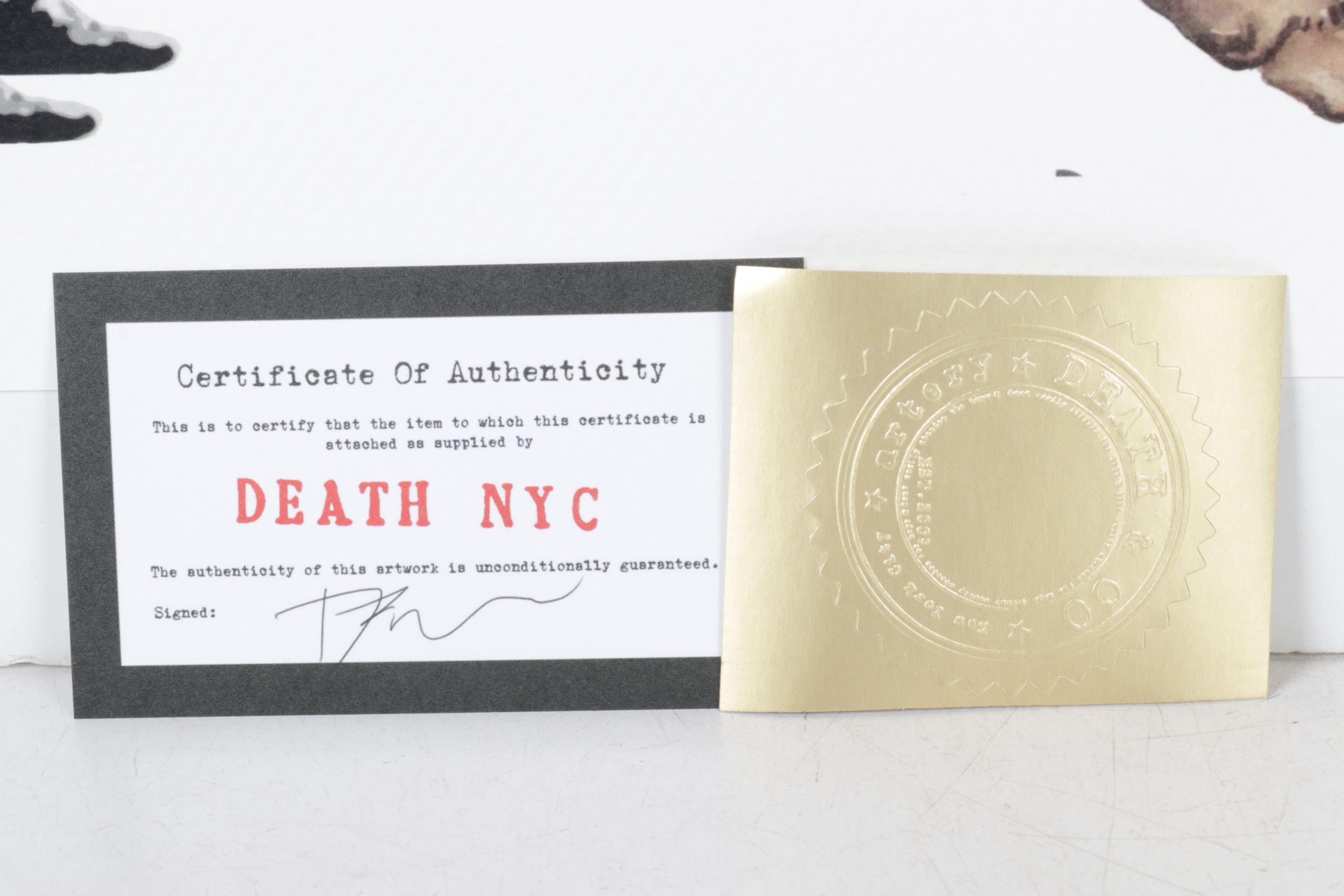 Death NYC Pop Art Digital Graphic Print Homage to Queen Elizabeth II, 2025