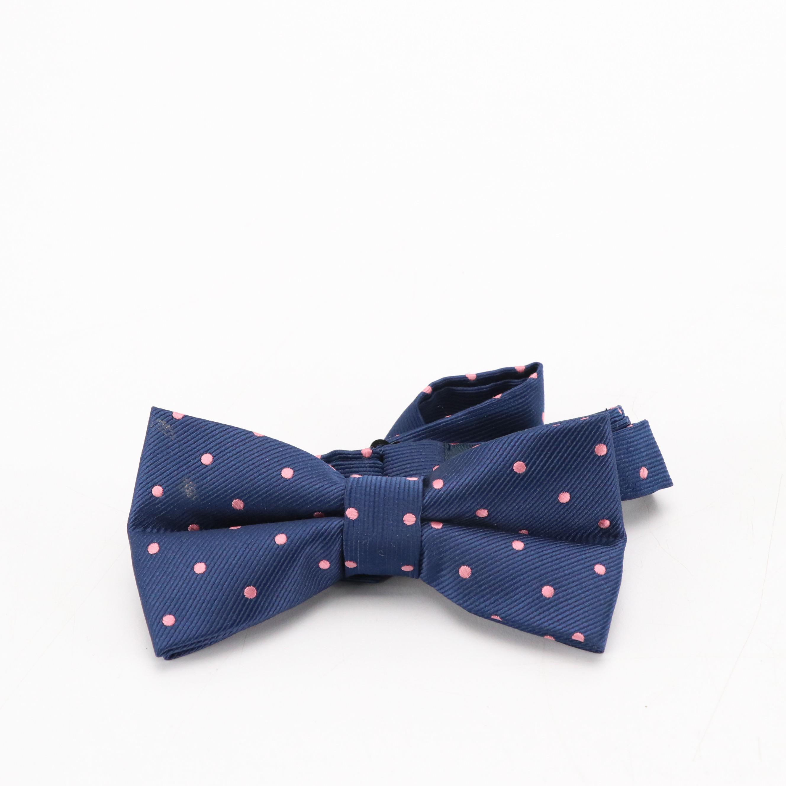 Men's Brooks Brothers Black Silk Cummerbund and Bowtie w/ Other Clip-On Bowties