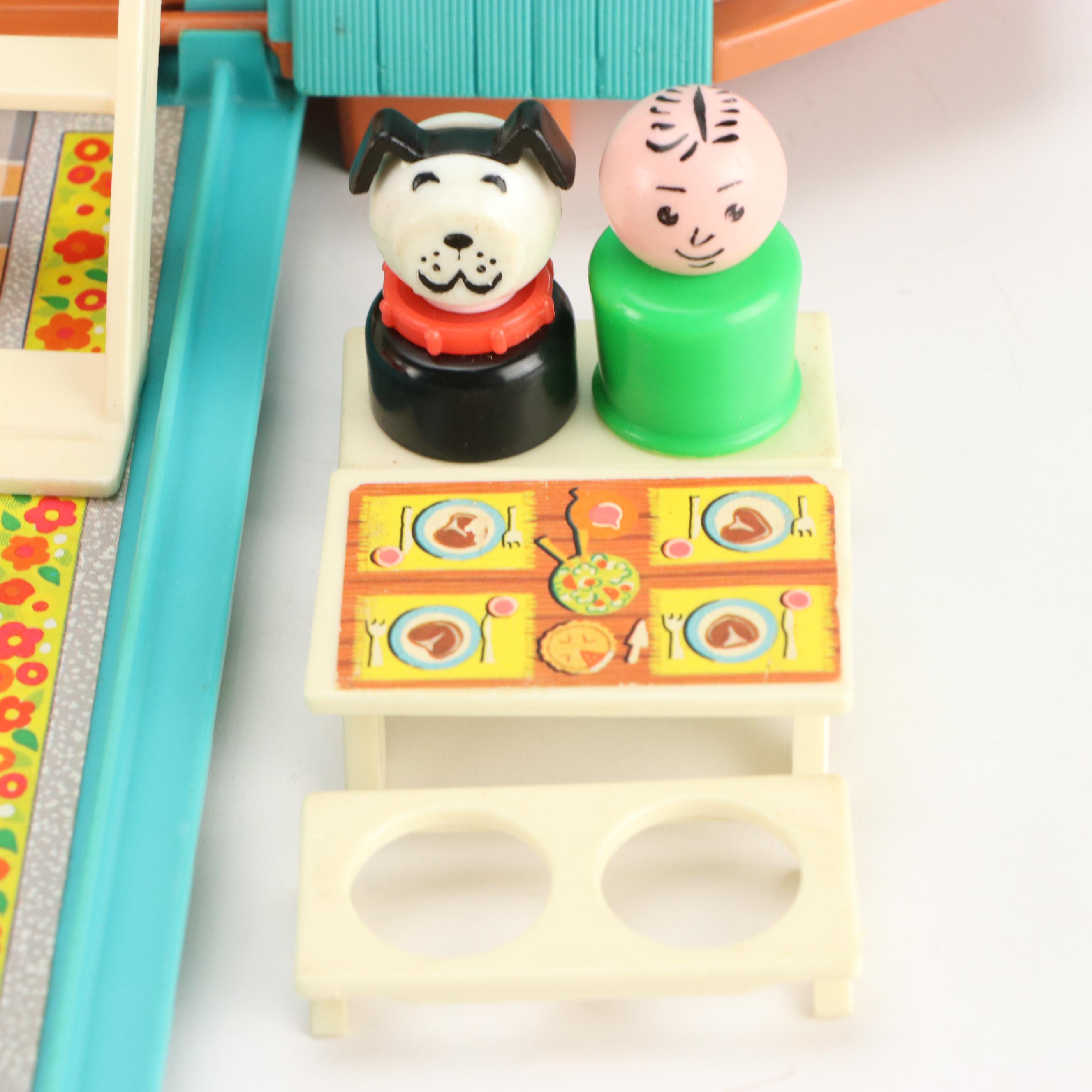 Fisher-Price "Play Family A Frame," Tool Kit, and Medical Kit, Late 20th C.