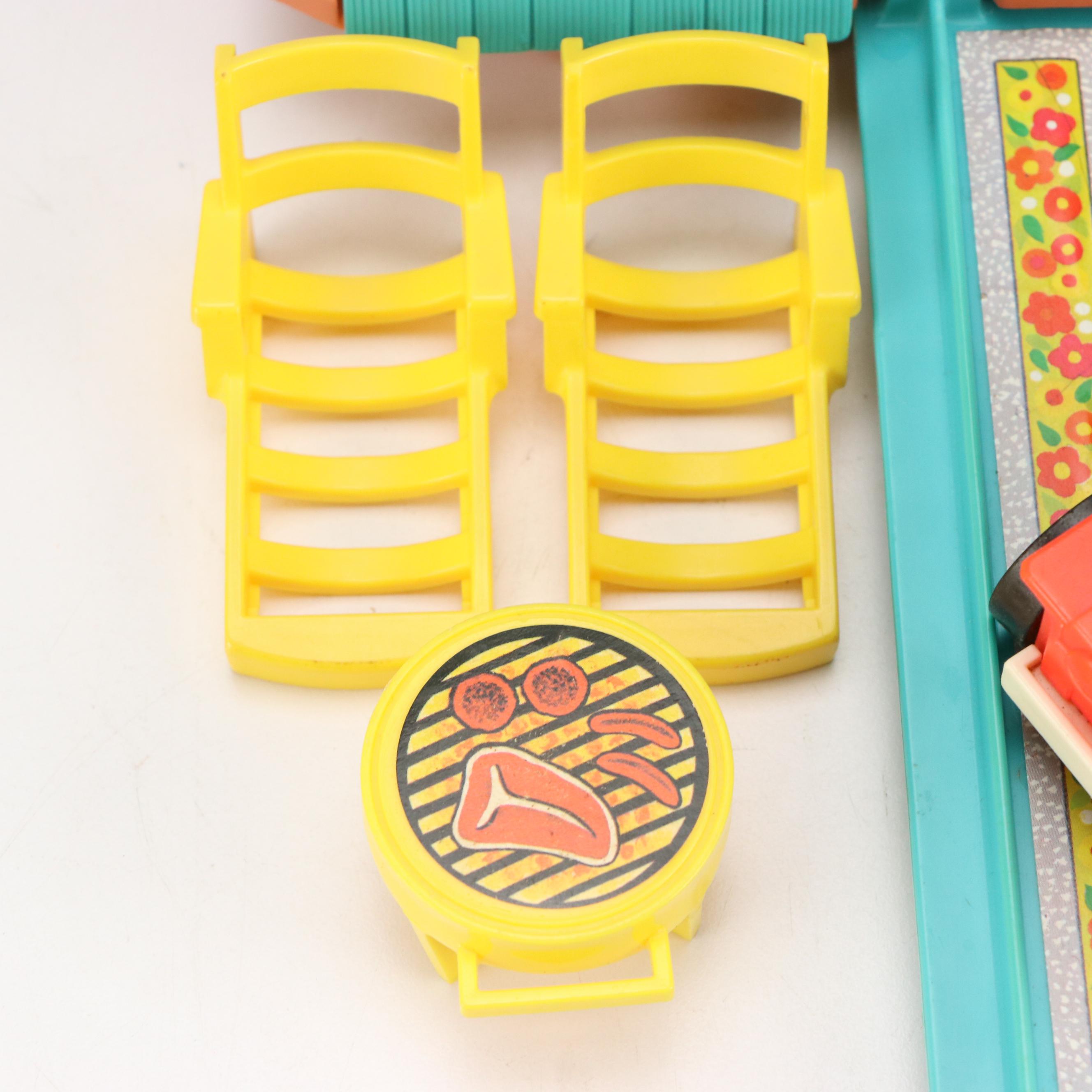 Fisher-Price "Play Family A Frame," Tool Kit, and Medical Kit, Late 20th C.