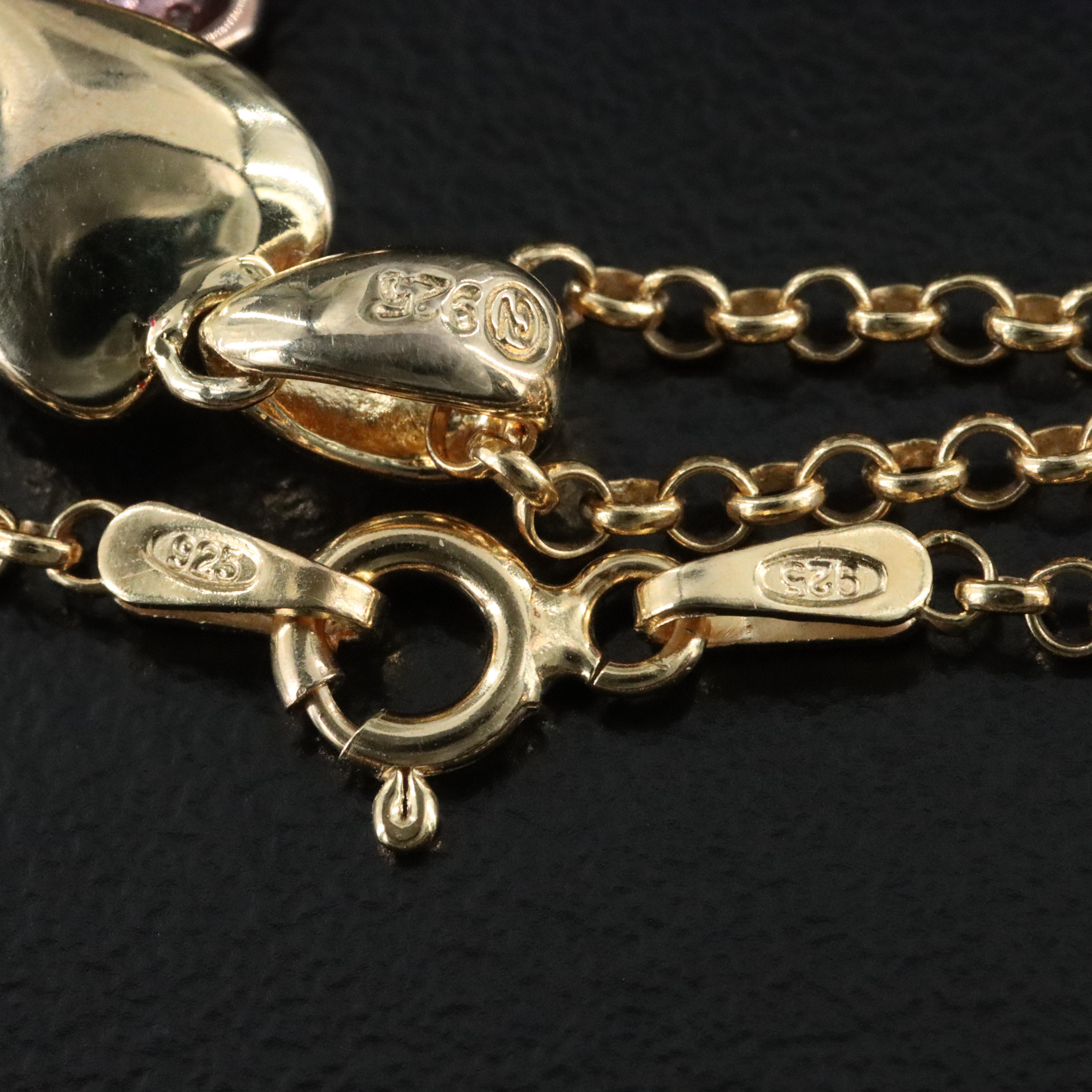 Carlo Viani Sterling Diamond Cross Pendant Necklace