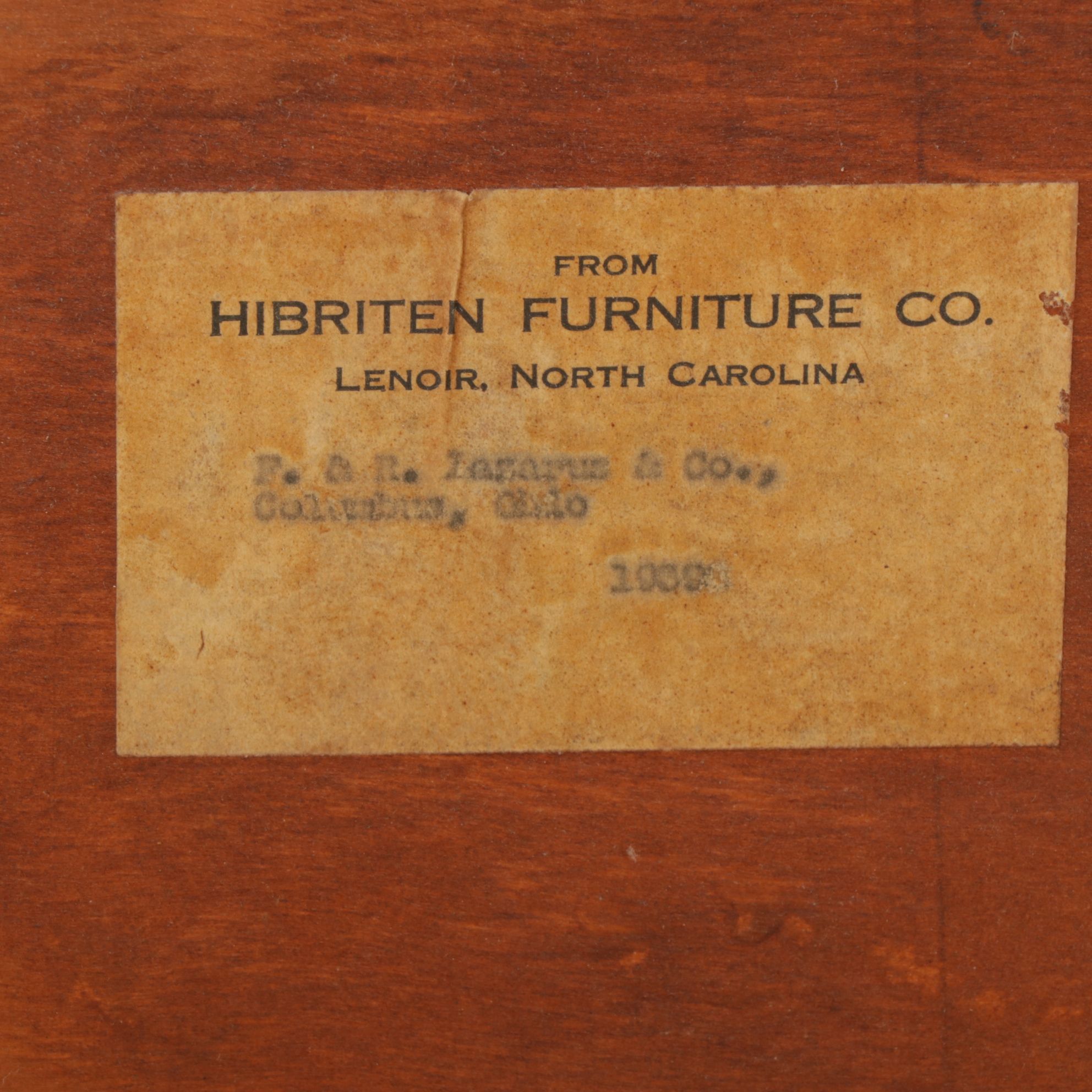 Hibriten Furniture Federal Style Mahogany Bow Front Dresser and Wall Mirror