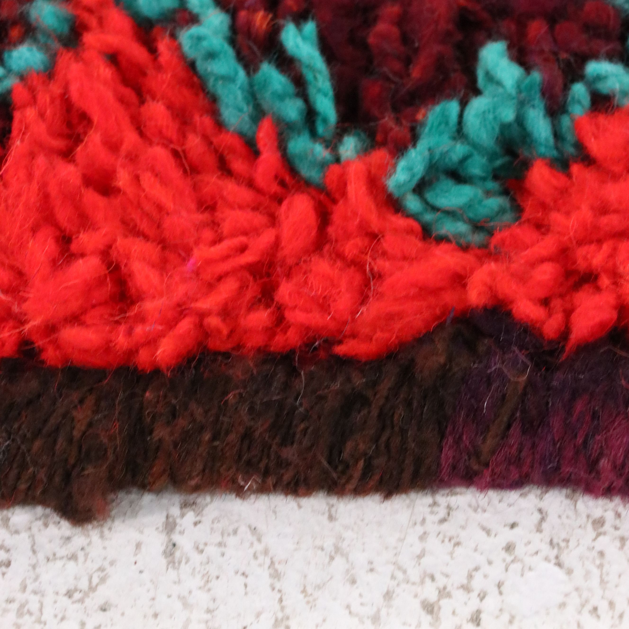 3' x 11'2 Hand-Knotted Moroccan Berber Carpet Runner