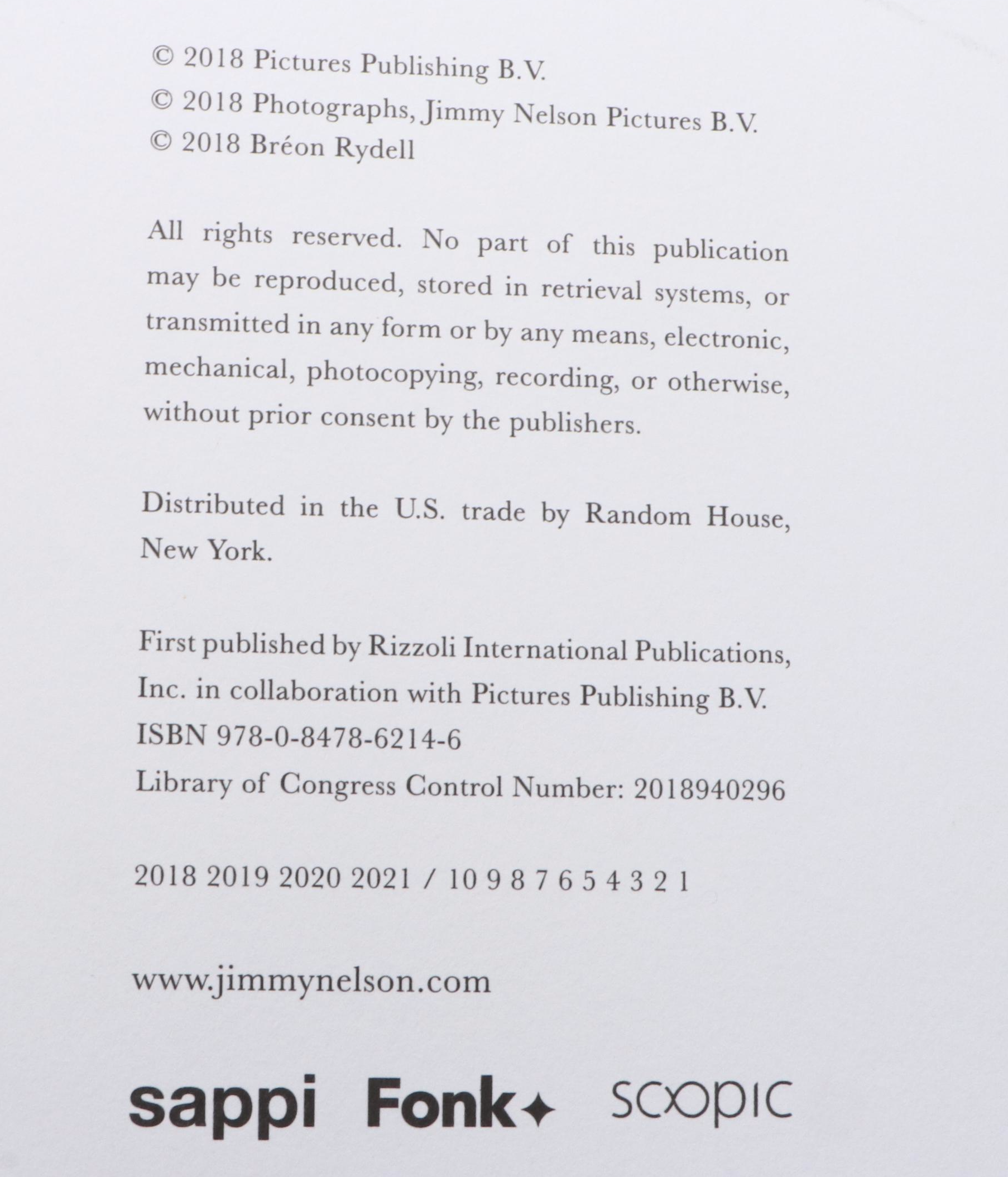 First Edition "Homage to Humanity" by Jimmy Nelson, 2018