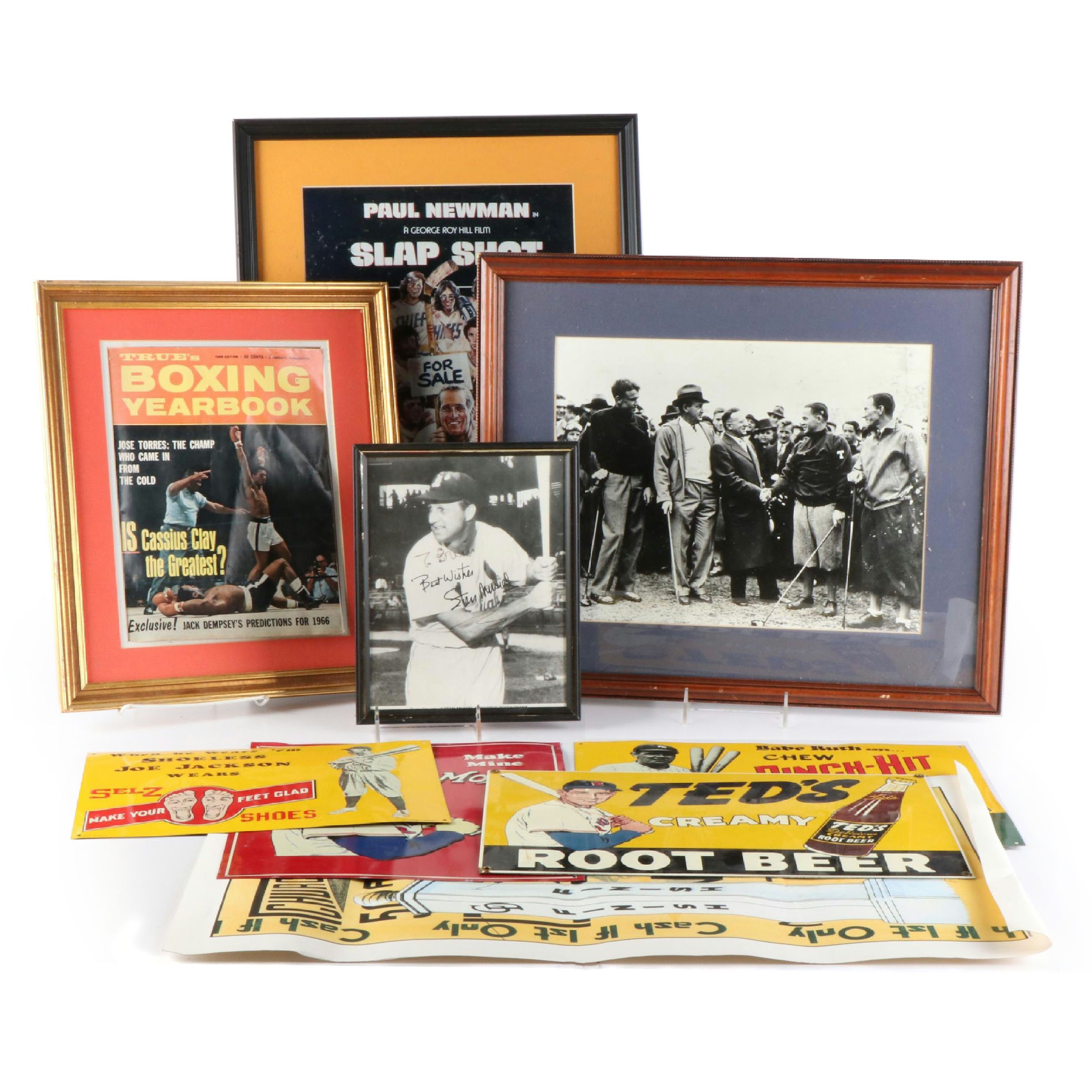 "Slap Shot" Signed Movie Poster and More