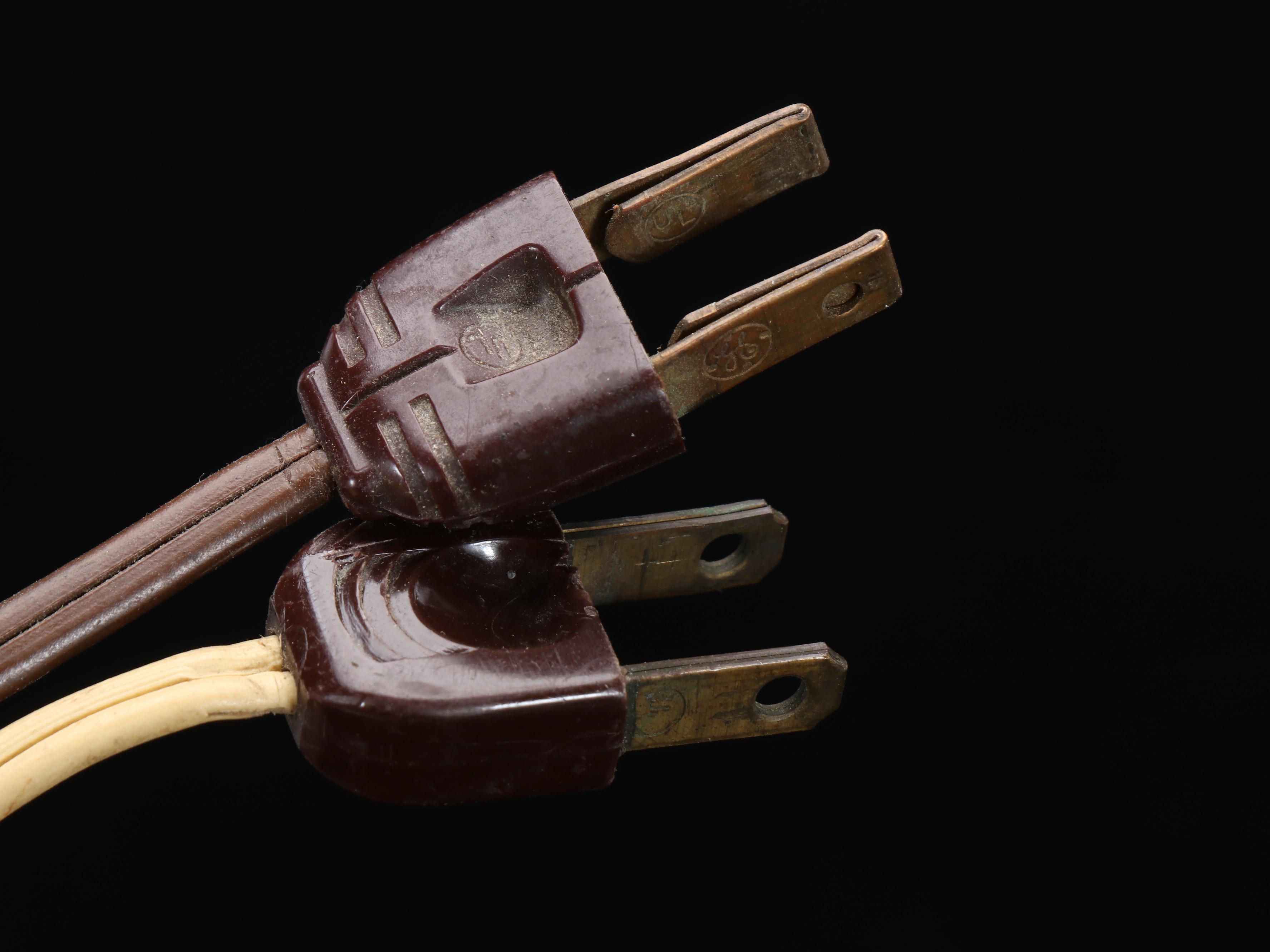 Vintage Alacite Glass Table Lamps