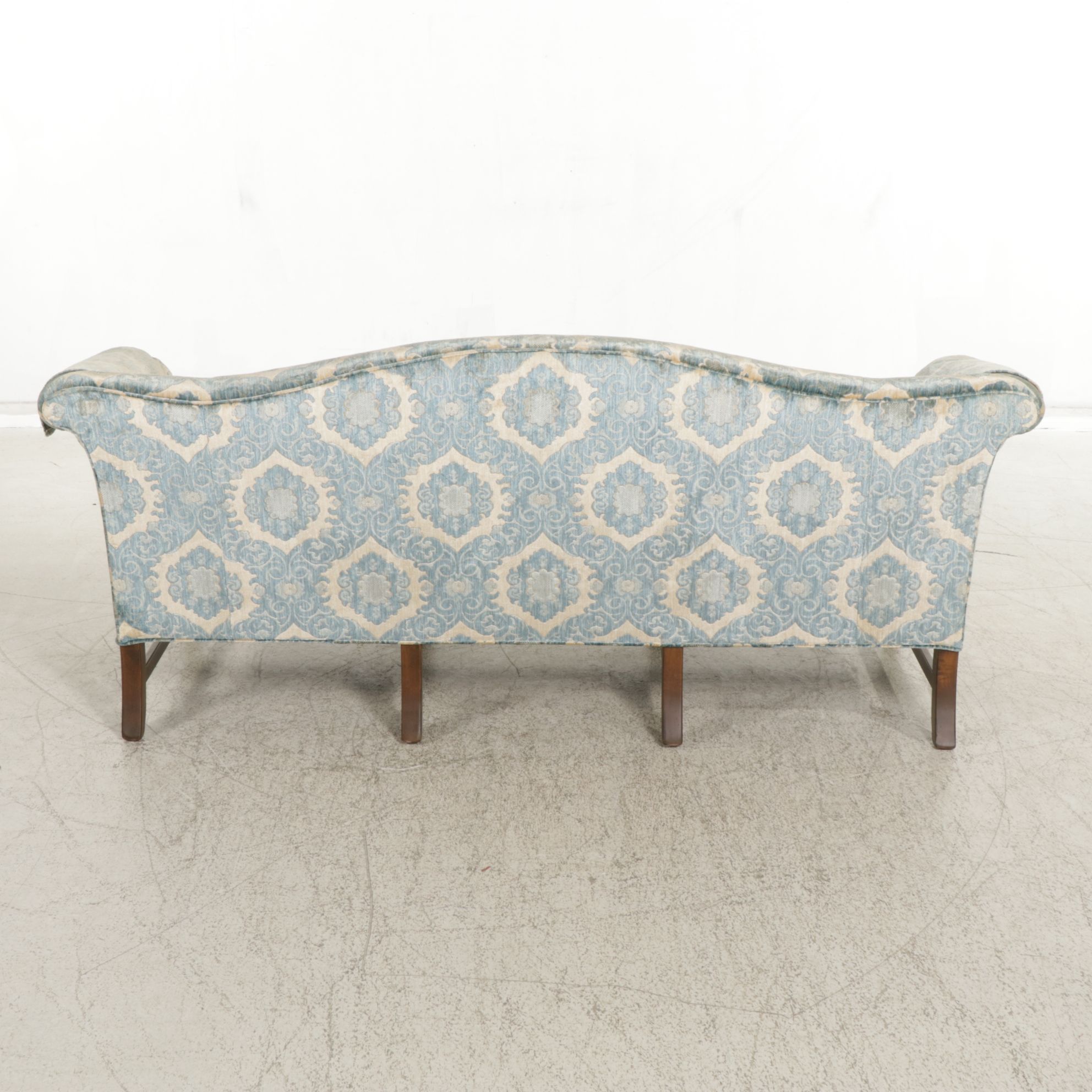 Ethan Allen "Traditional Classics" Chippendale Style Camelback Sofa