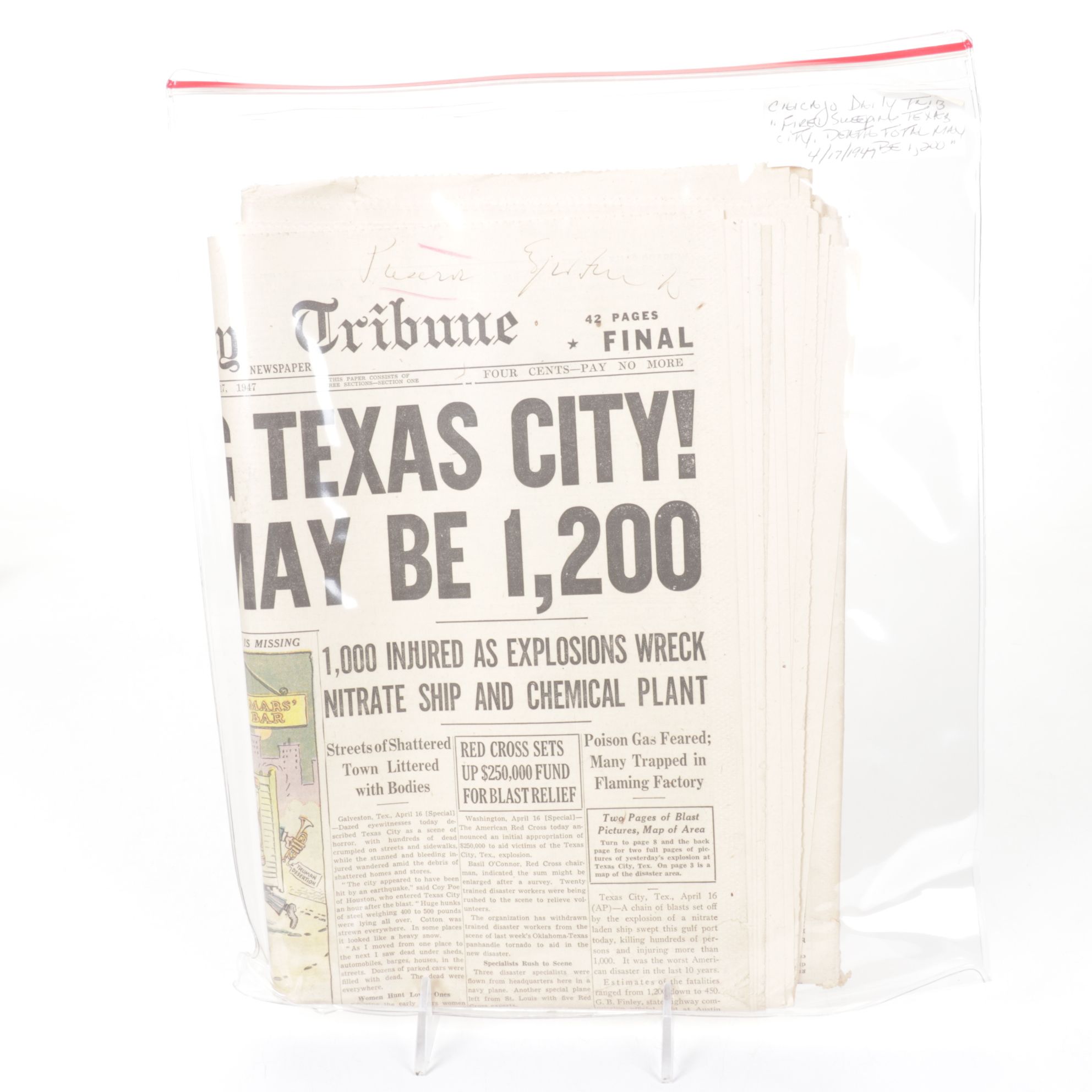 "Chicago Daily Tribune" Post WWII, Korean War & Other Newspaper Collections