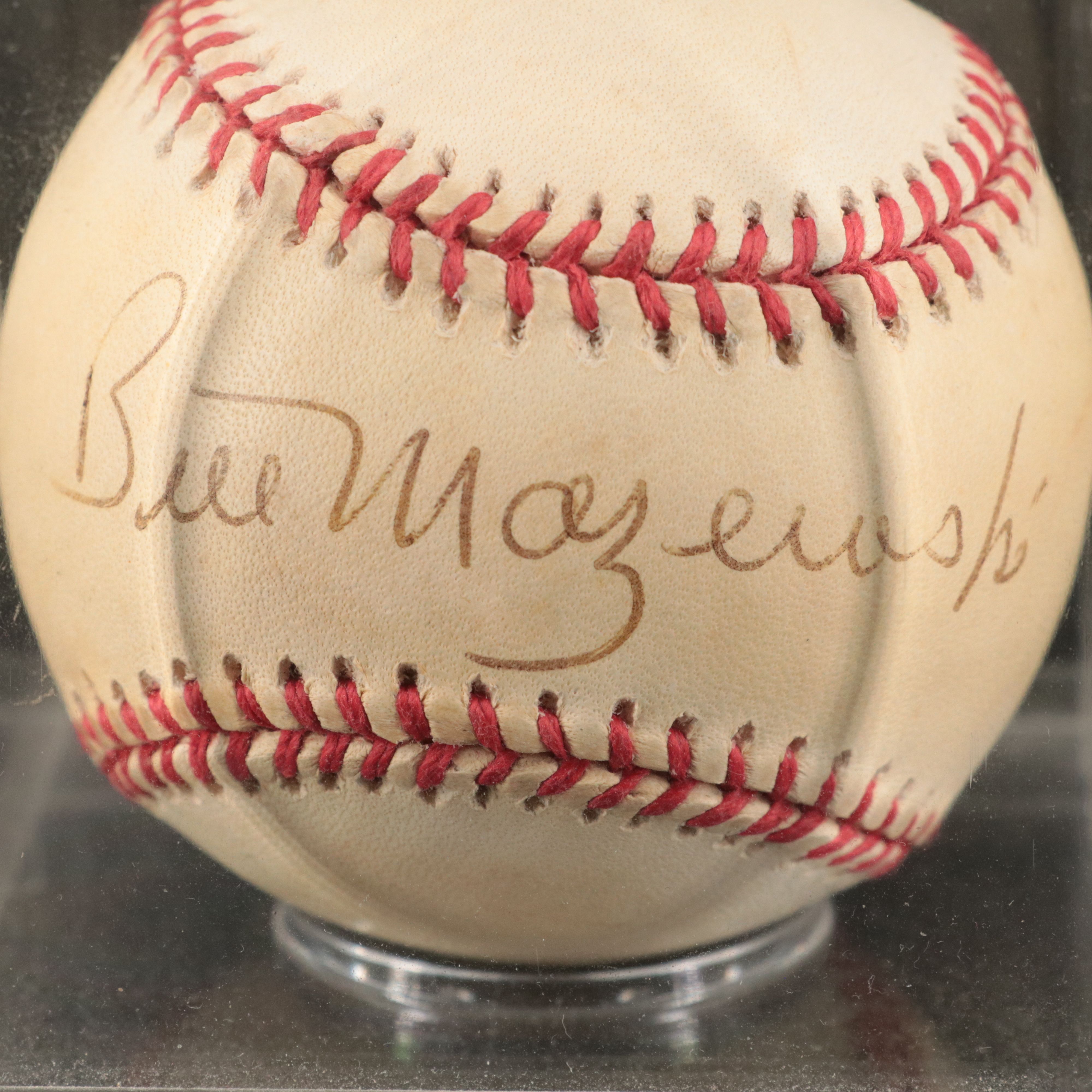 Bill Mazeroski Signed Rawlings Official National League Baseball