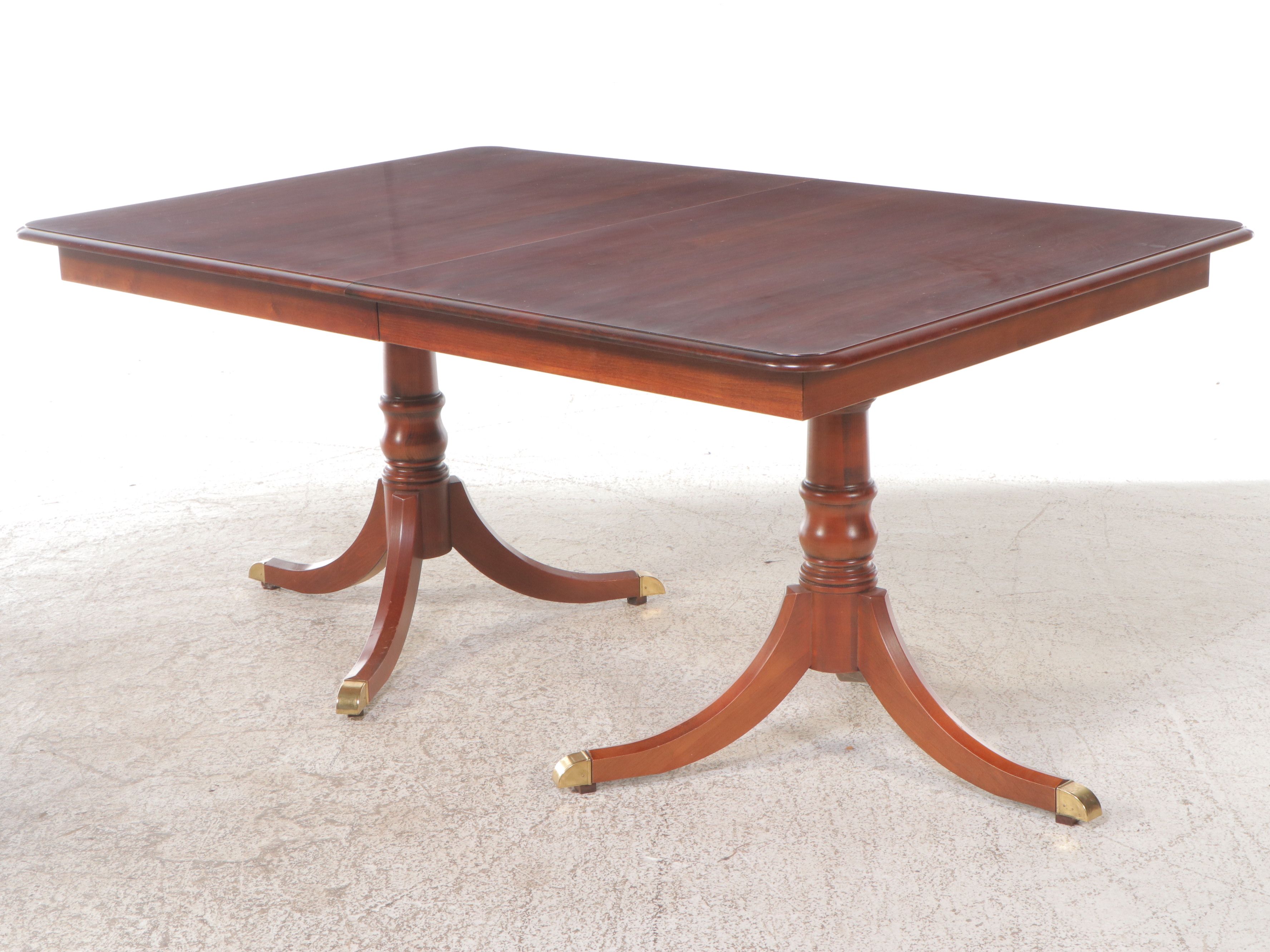 Pennsylvania House Mahogany Buffet with Duncan Phyfe Style Mahogany Dining Set