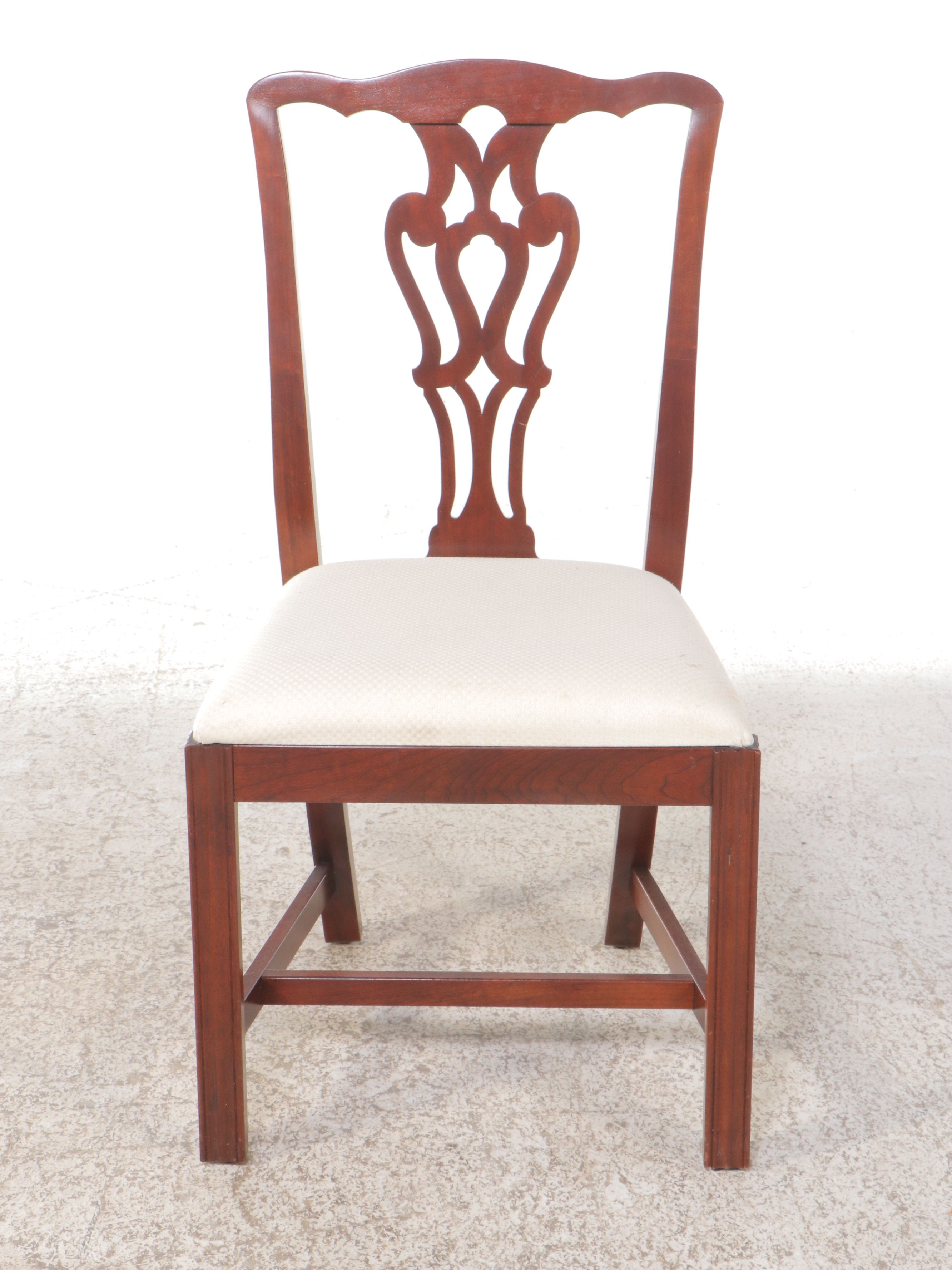 Pennsylvania House Mahogany Buffet with Duncan Phyfe Style Mahogany Dining Set