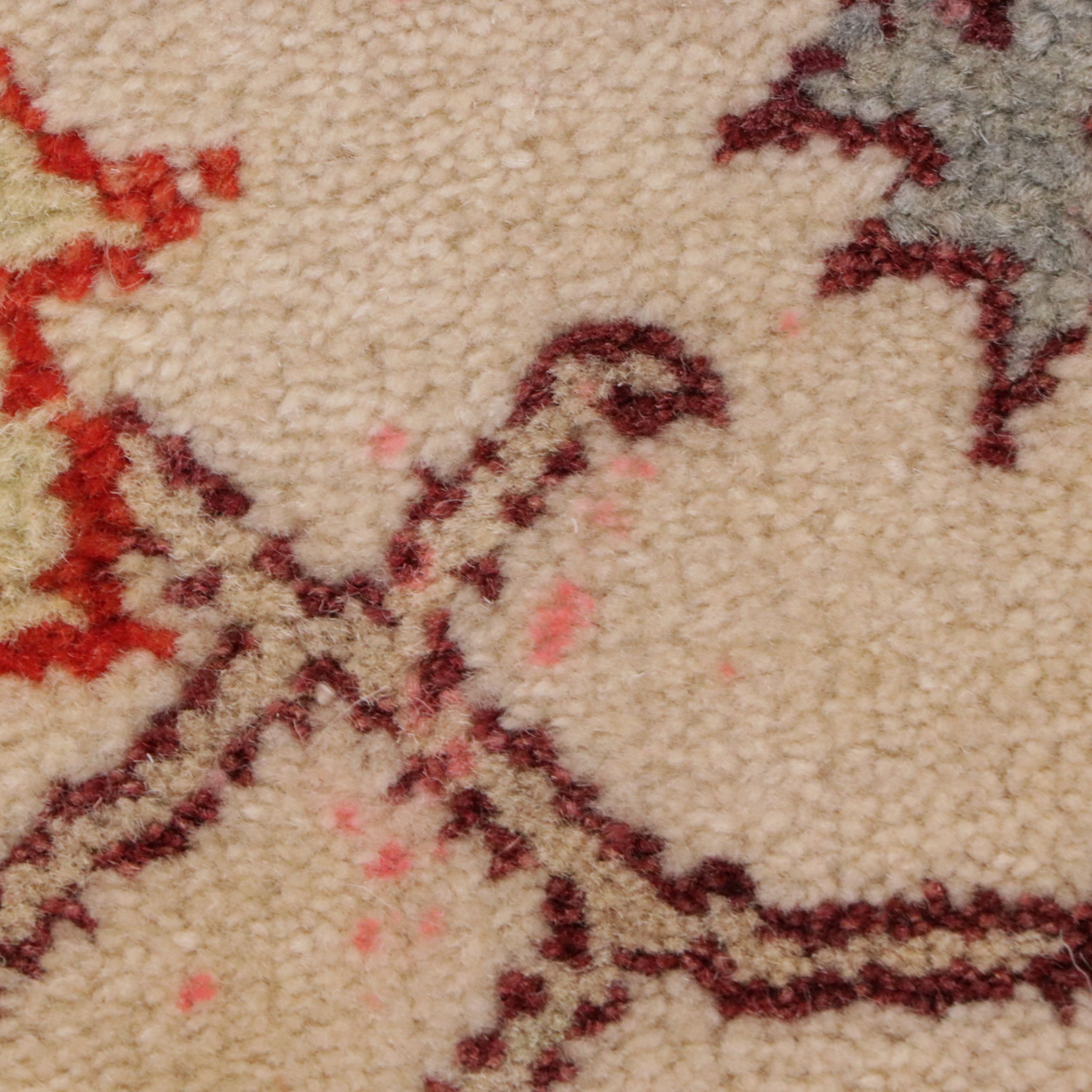 9' x 12'3 Hand-Knotted Indo-Persian Heriz Room-Sized Rug