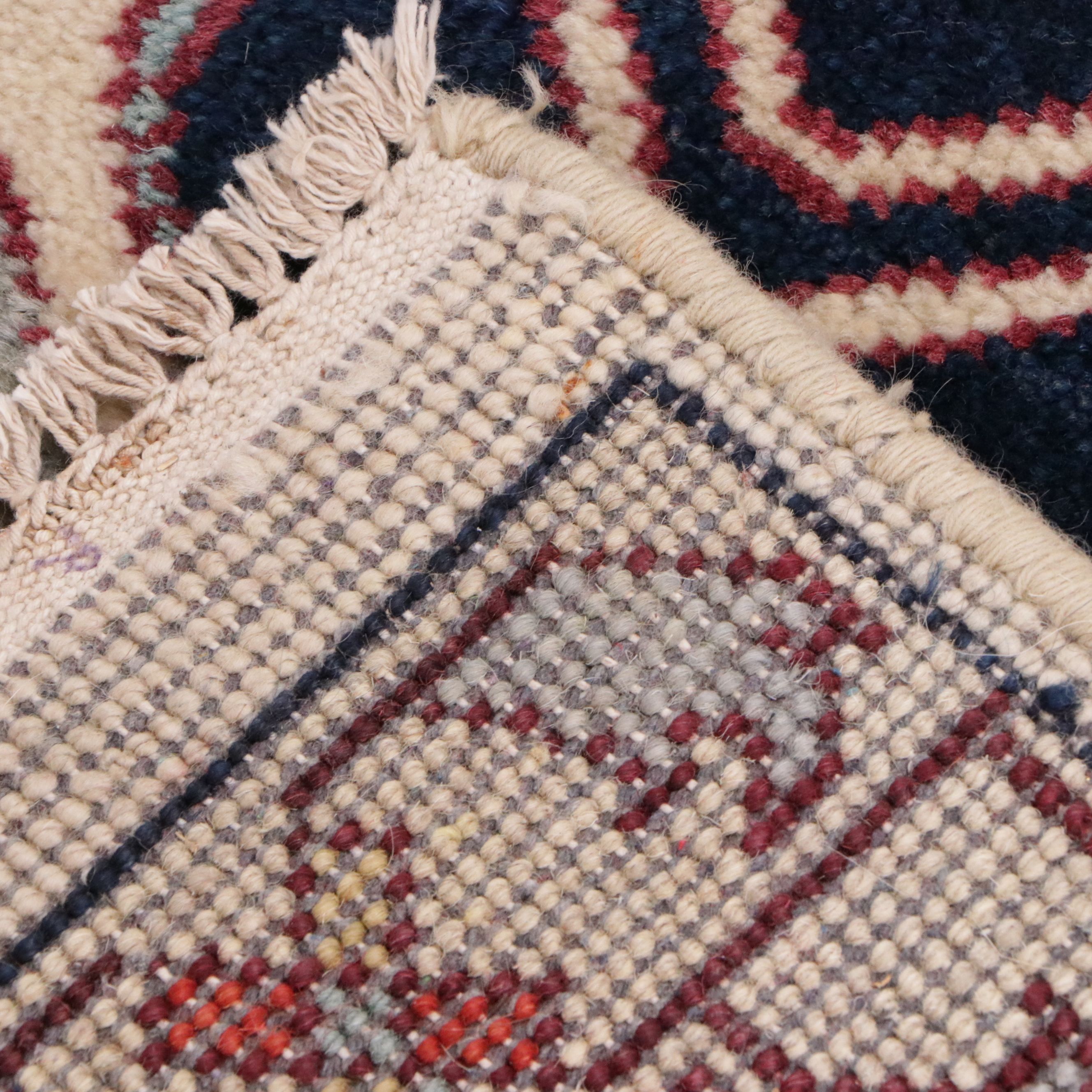 9' x 12'3 Hand-Knotted Indo-Persian Heriz Room-Sized Rug