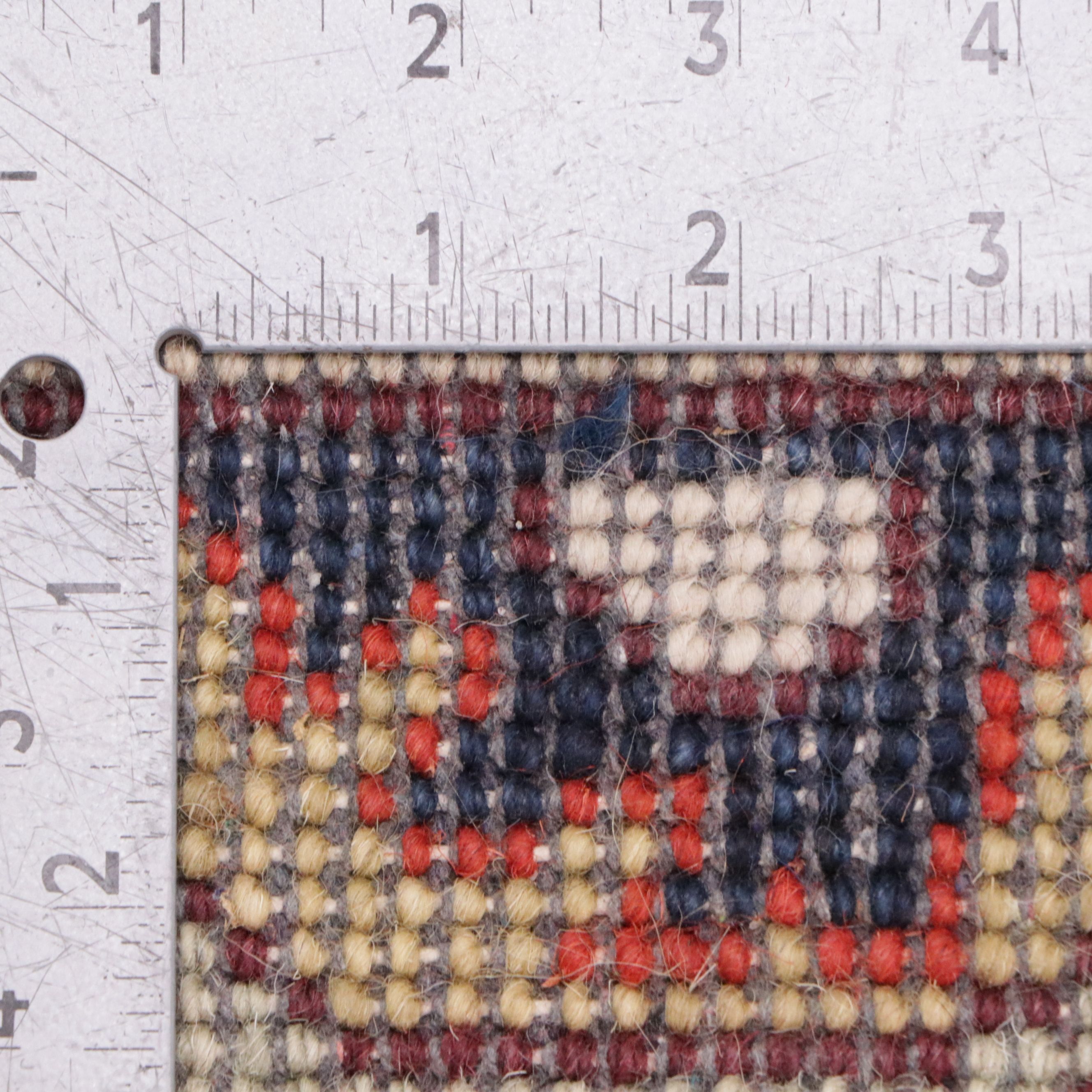 9' x 12'3 Hand-Knotted Indo-Persian Heriz Room-Sized Rug