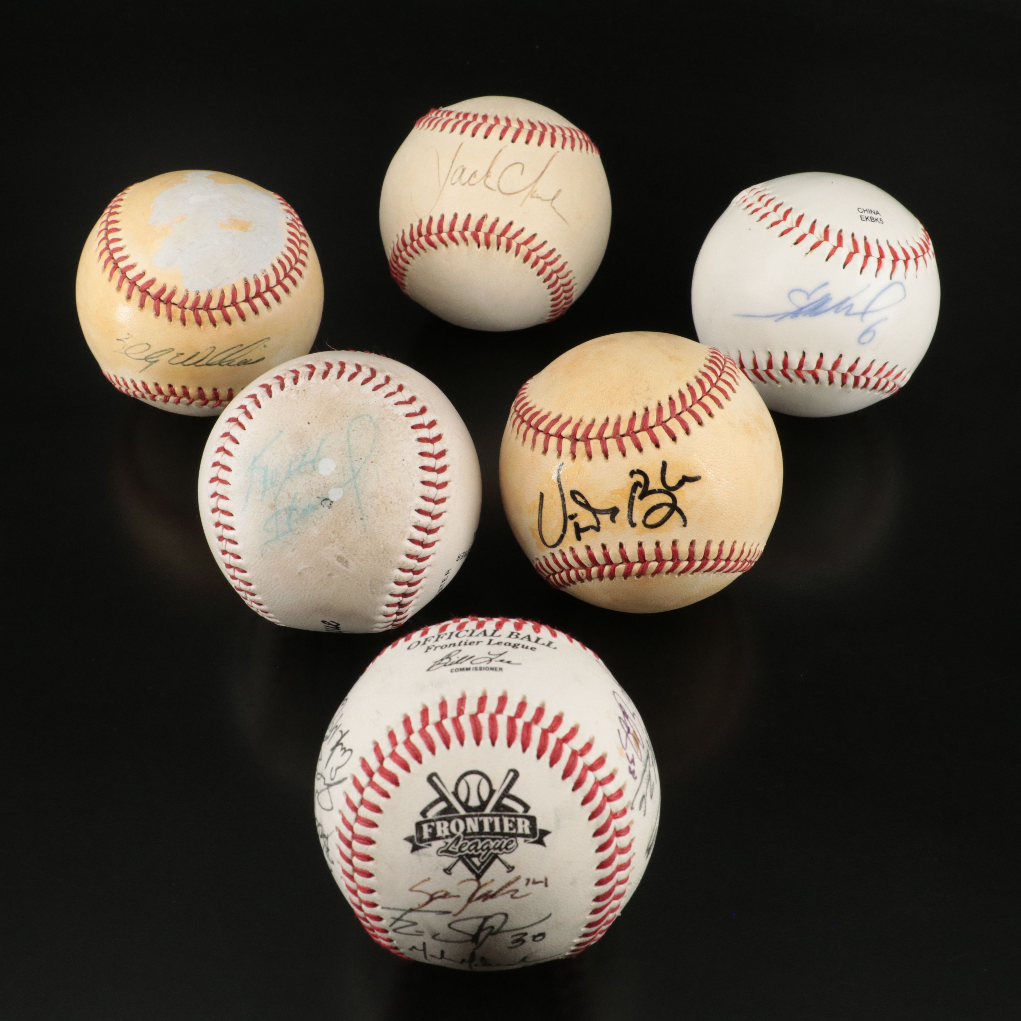 Jack Clark, Billy Williams, Vida Blue, and More Signed Baseballs