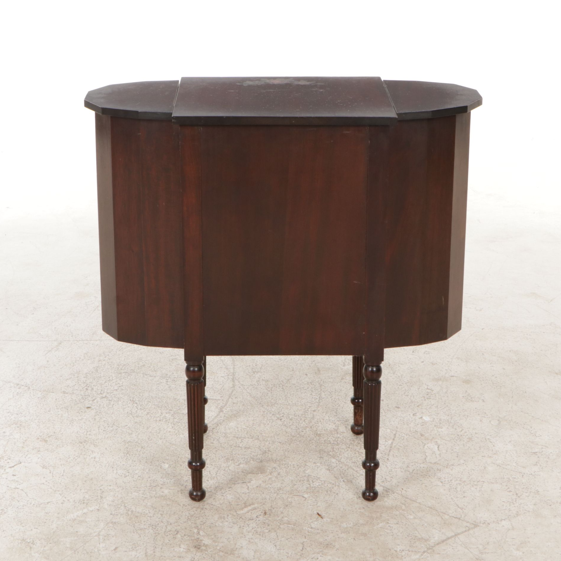 Martha Washington Style Mahogany Sewing Table